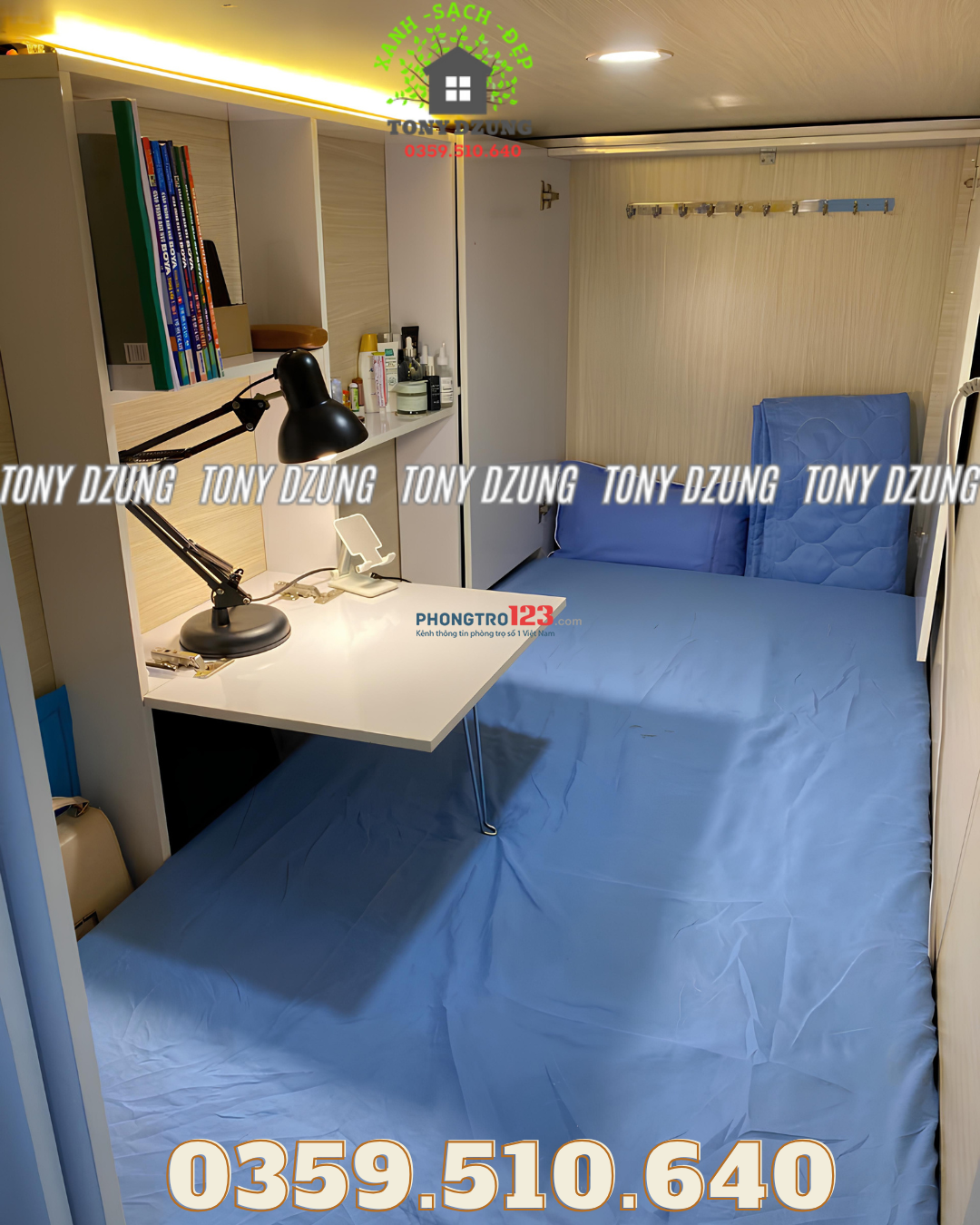 SLEEPBOX SẠCH SẼ & AN NINH - BAO TRỌN CP - NGAY CÔNG VIÊN GIA ĐỊNH 100M