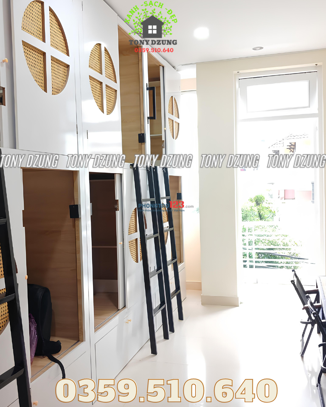 SLEEPBOX SẠCH SẼ & AN NINH - BAO TRỌN CP - NGAY CÔNG VIÊN GIA ĐỊNH 100M