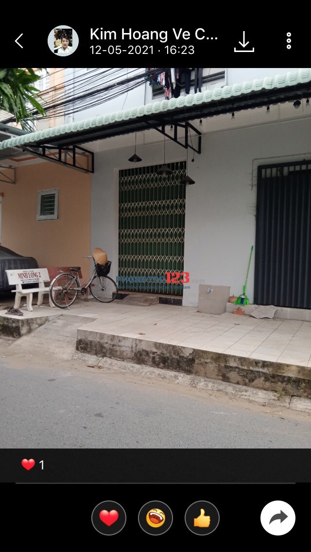 Phòng trọ sạch , mới , an ninh tốt . Cho thuê dài hạn