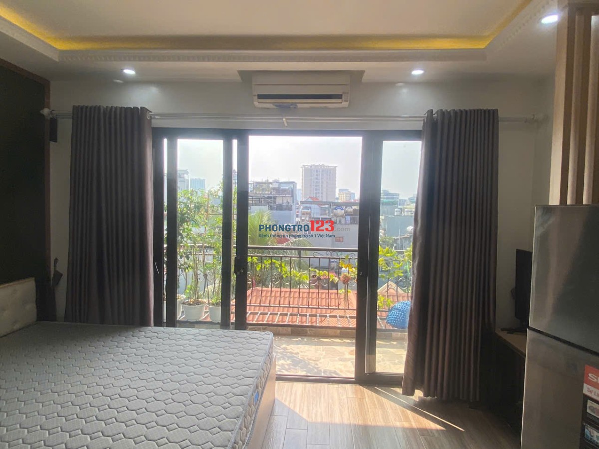 Cho thuê Căn hộ Apartment Full đồ cao cấp. Phòng View toàn mặt Hồ Tây cực Chill. Chỉ 7tr