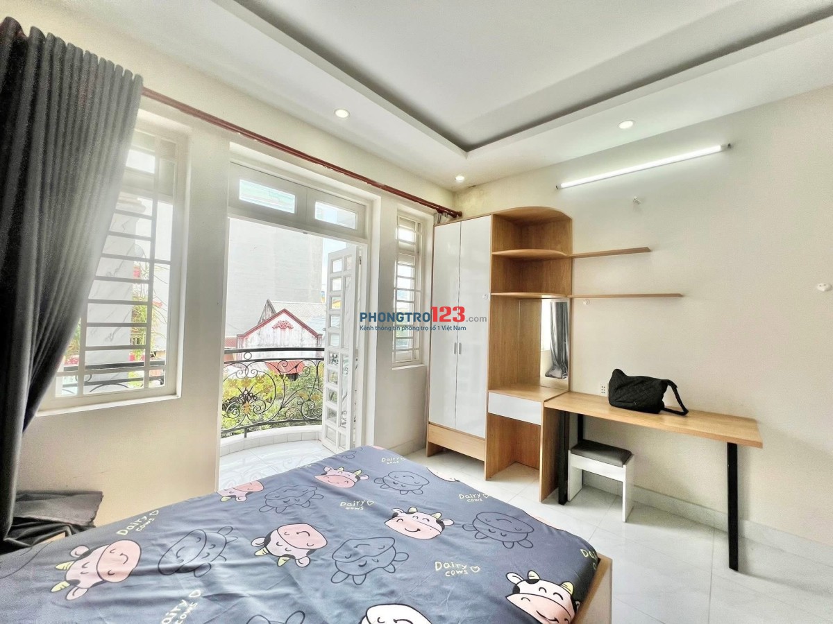 Cho thuê phòng trọ full nội thất có ban công thoáng