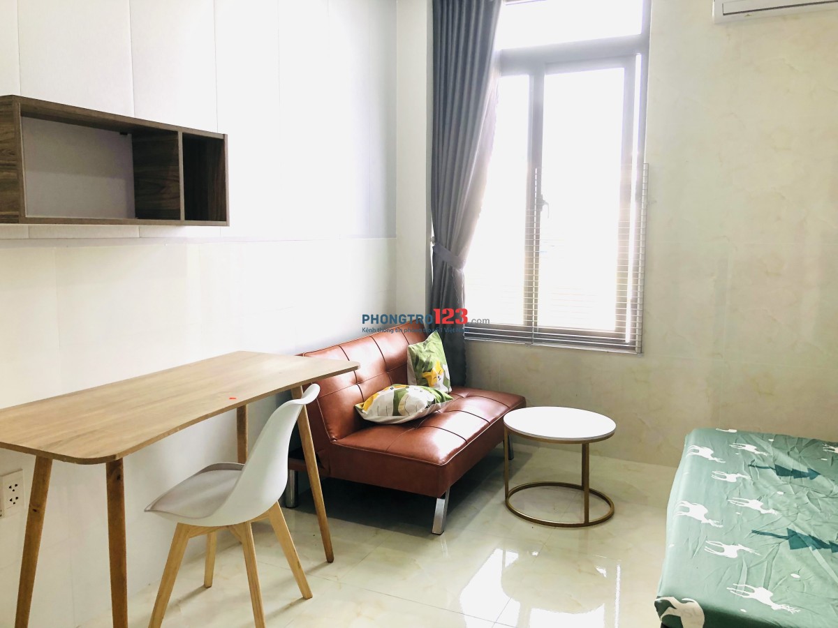 Studio full nội thất, cách chợ gò vấp 1 km, đh học văn lang, đh công nghiệp 1 km, sân bay Tsn 5 km