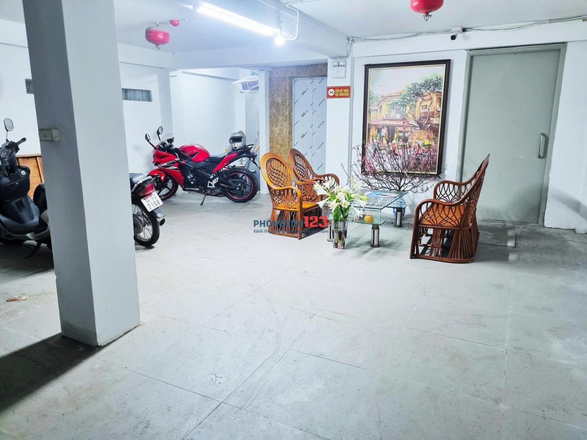 Cho thuê phòng trọ, thang máy, đủ tiện nghi