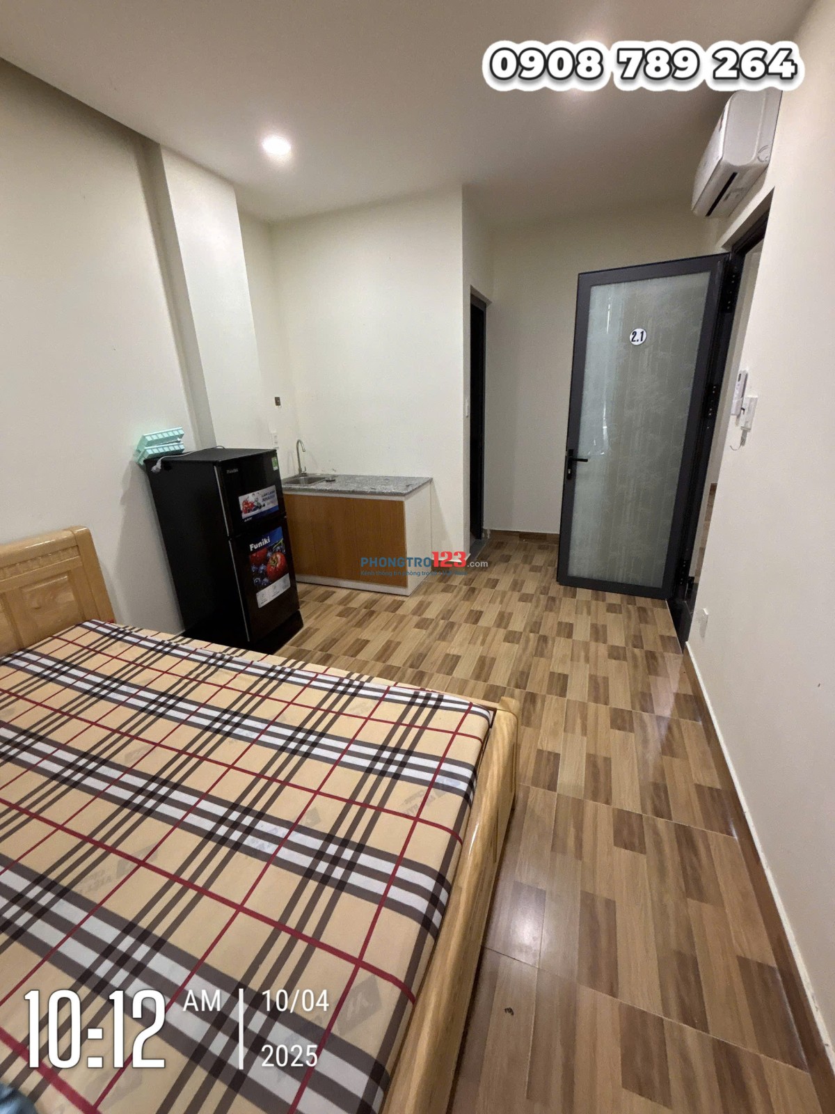 Cho thuê chdv gần citihome Cát Lái full nt cửa sổ 3tr8, ban công 4tr