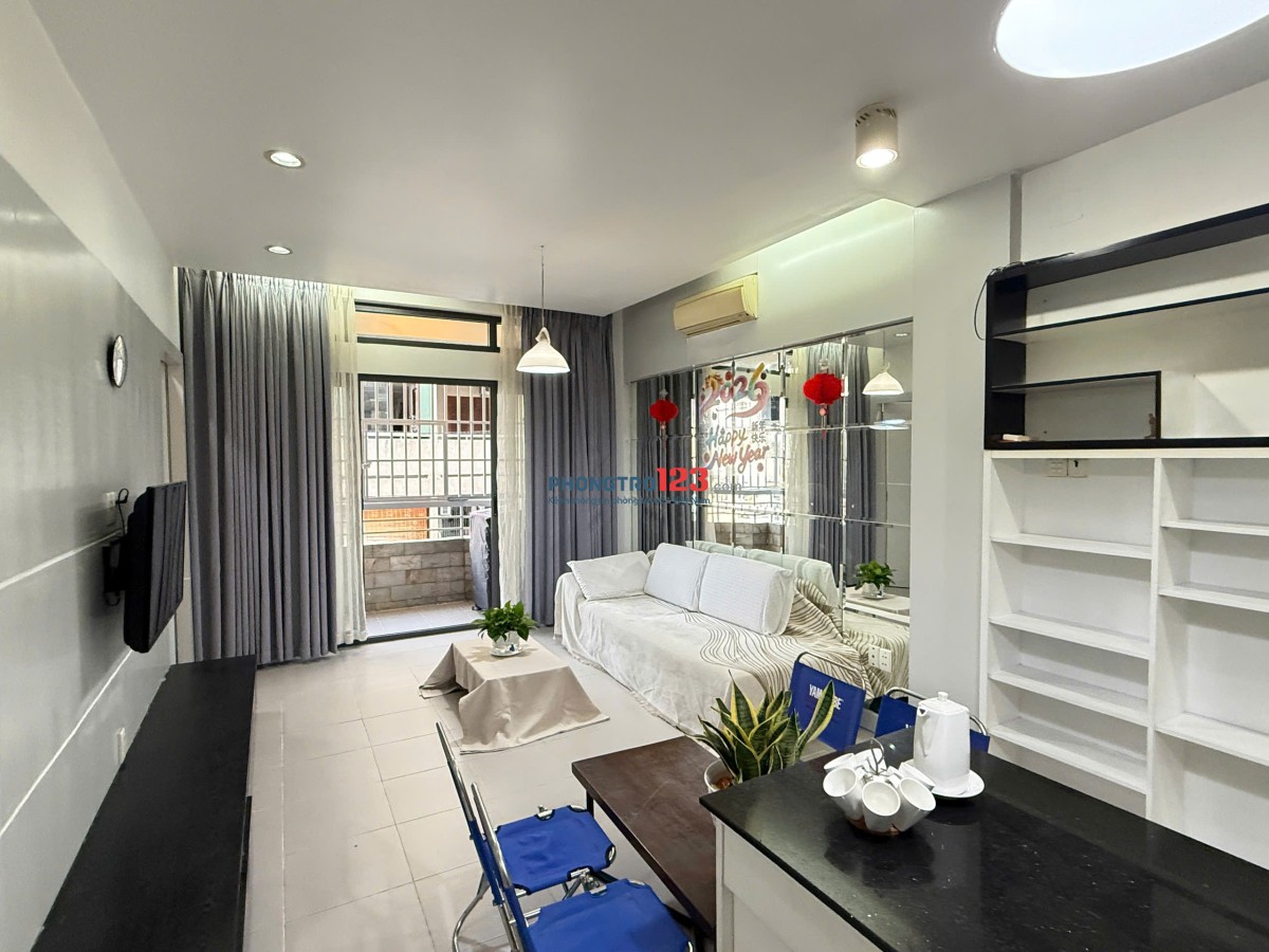 Cho thuê CC Phan Văn Trị (p2, Q5 cũ) 56m2, 2PN + 1WC, giá 12 triệu, đầy đủ nội thất