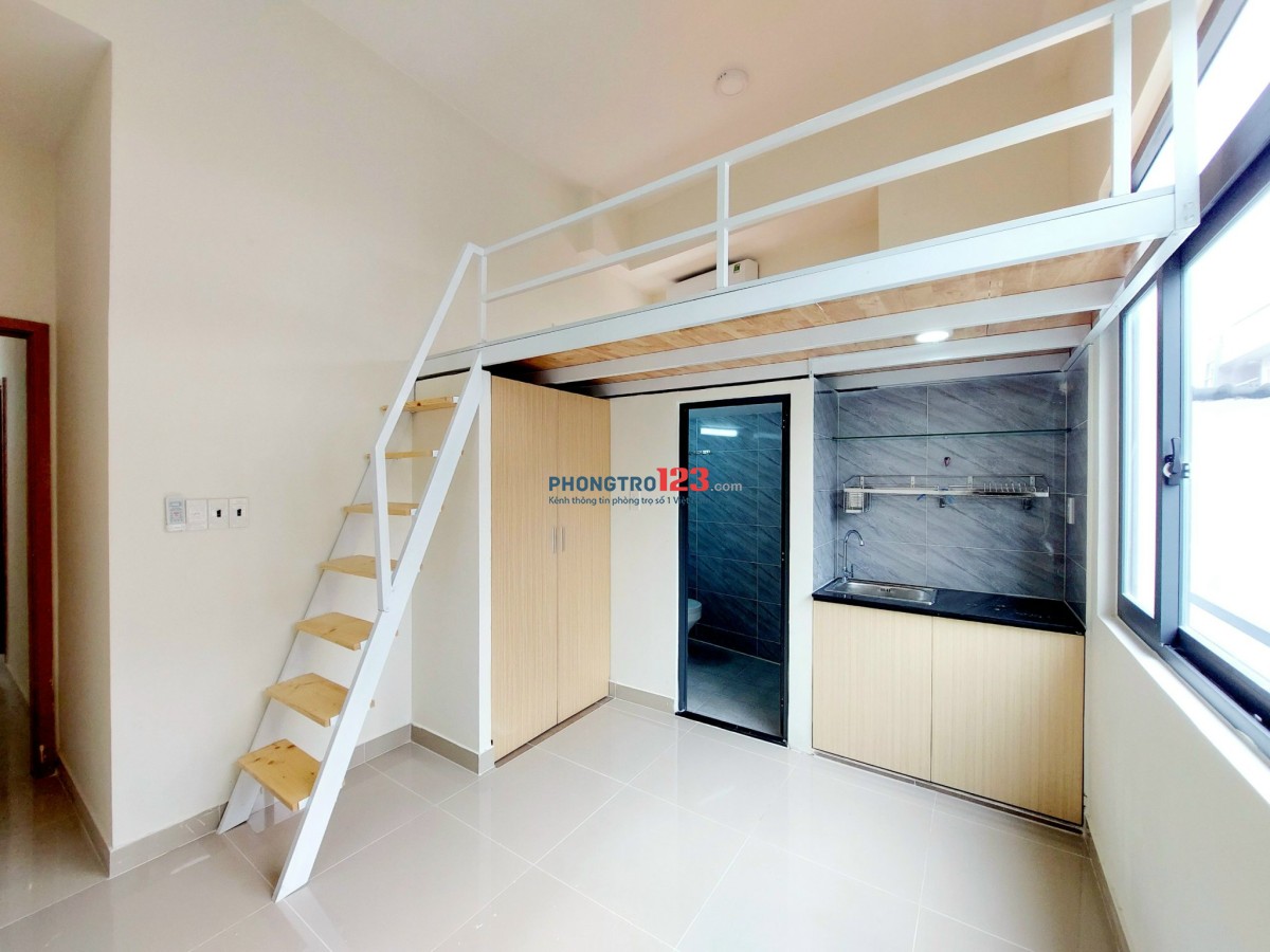 PHÒNG CÓ GÁC MỚI XÂY - THANG MÁY GẦN CHỢ HOÀNG HOA THÁM