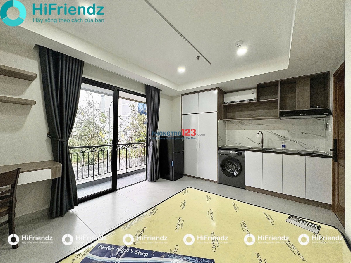 Studio Full Nội Thất Ban Công Thoáng Mát | Ngay Đảo Kim Cương | Sát Mai Chí Thọ