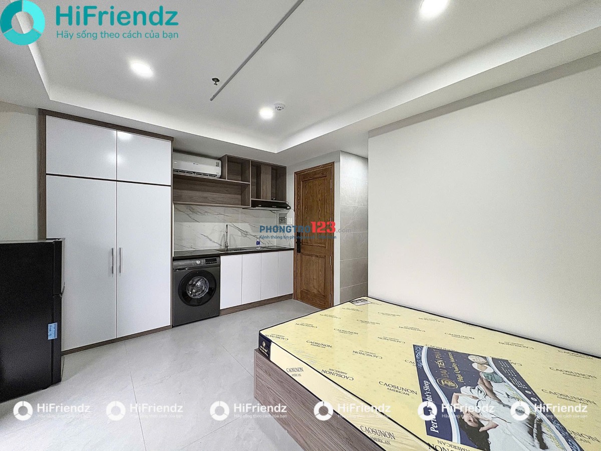 Studio Full Nội Thất Ban Công Thoáng Mát | Ngay Đảo Kim Cương | Sát Mai Chí Thọ