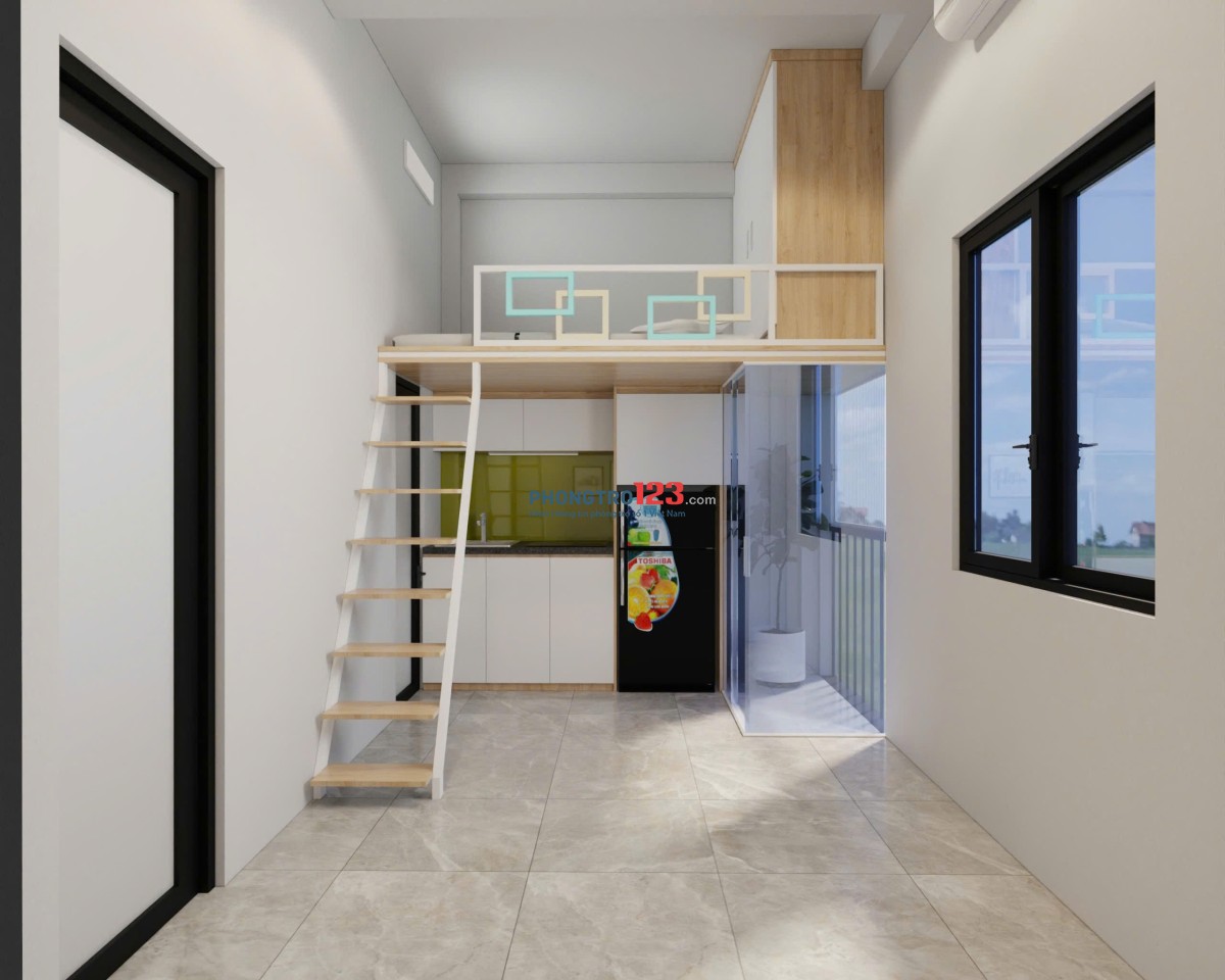 CHO THUÊ PHÒNG TRỌ PHỐ XỐM, FULL ĐỒ, CÓ THANG MÁY