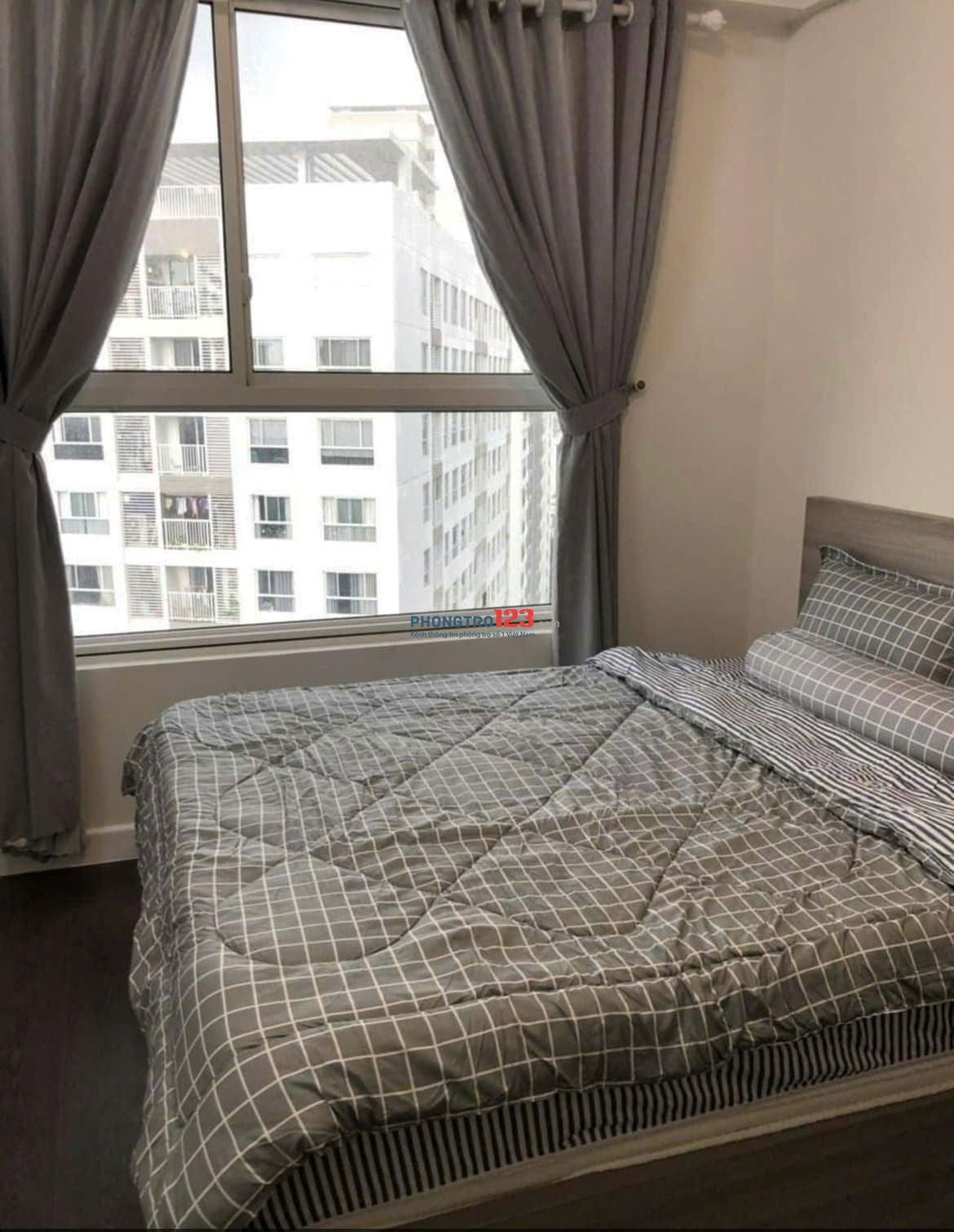 Chung cư Satra Eximland, Phan Đăng Lưu, Phú Nhuận: 2p ngủ, 2wc, NT, 17tr