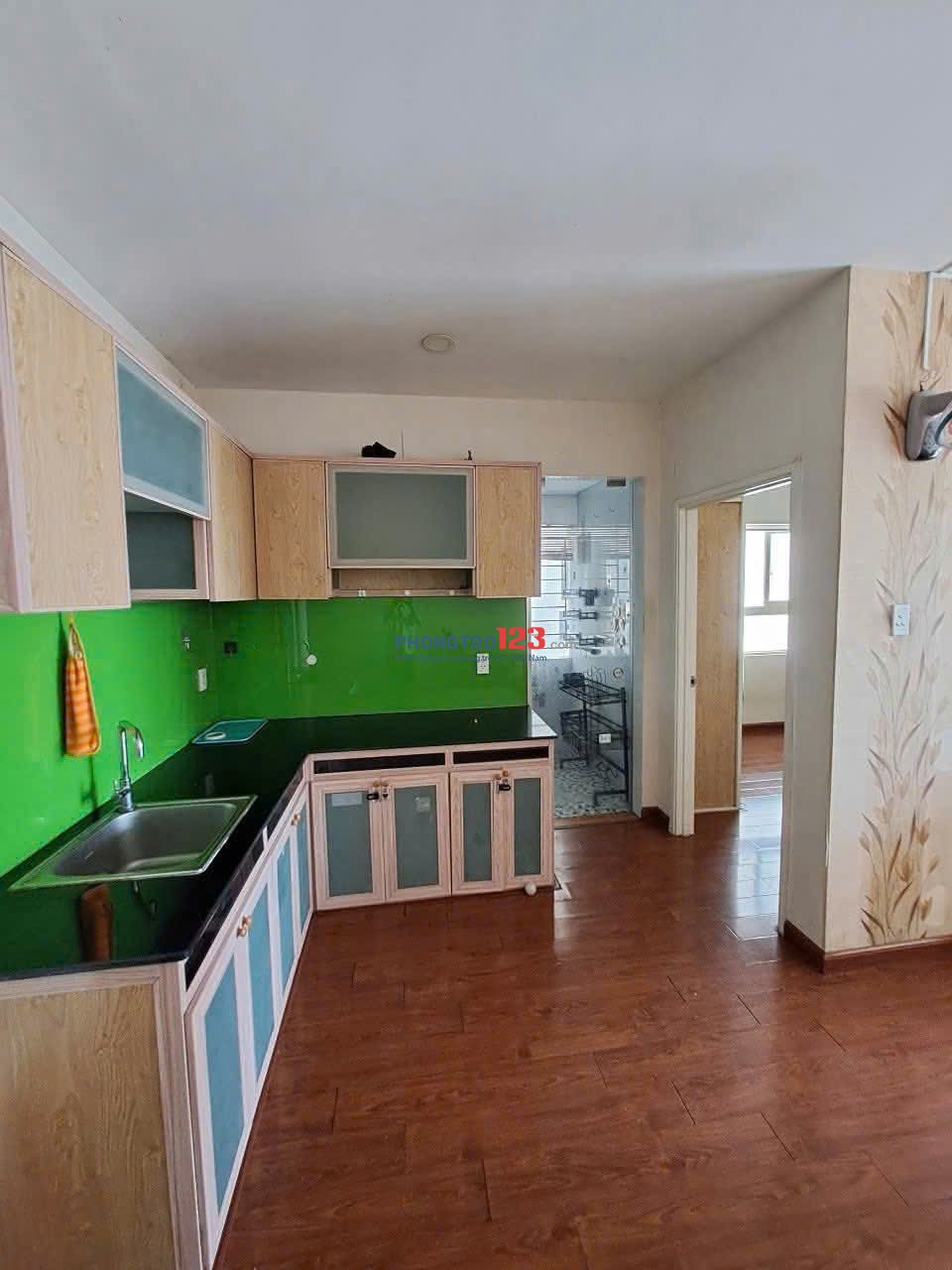 Chung cư Vĩnh VIễn, Q10: nhà mới, 75m2, 2p ngủ, nội thất, 9triệu