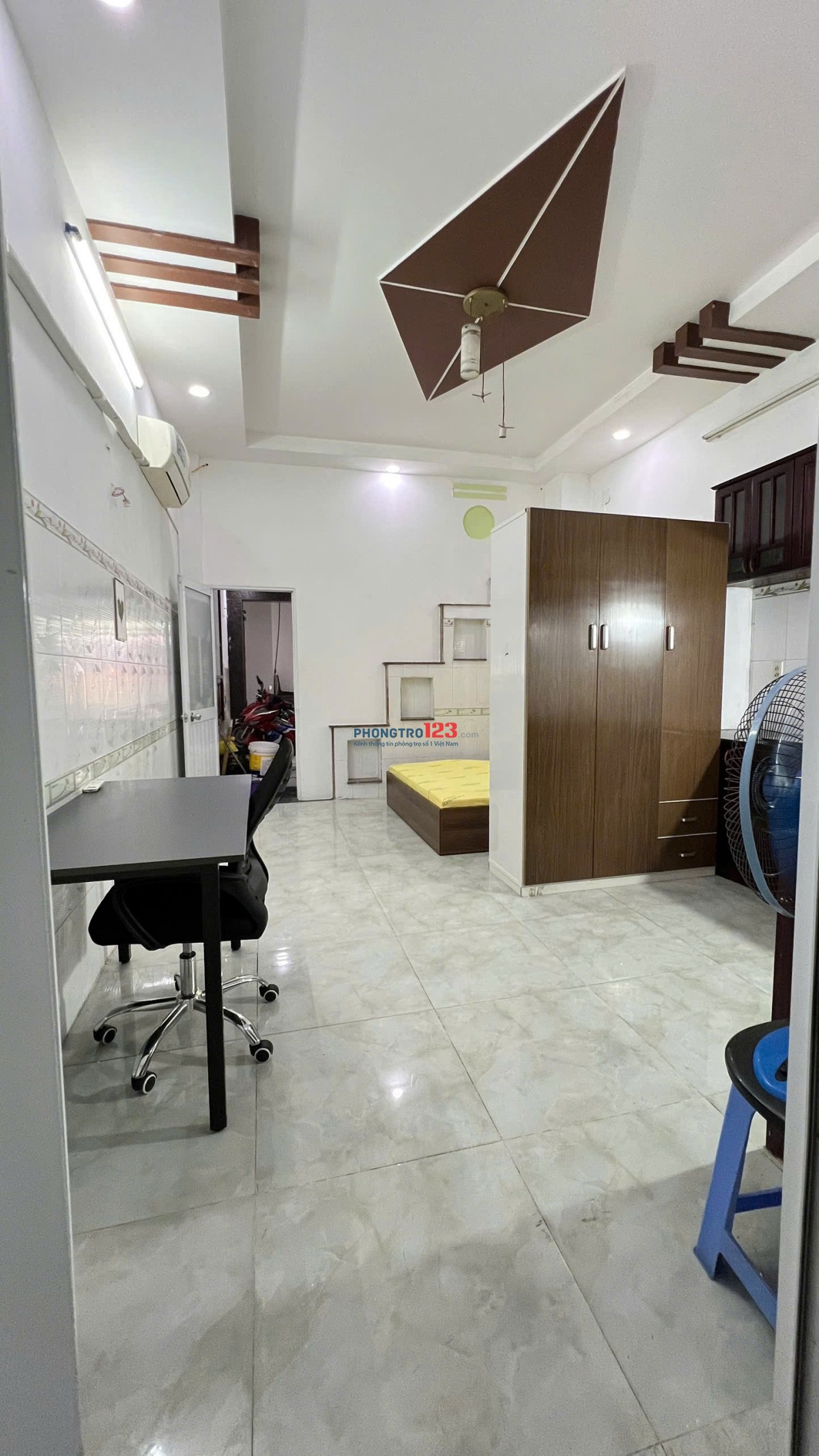 Cho thuê phòng Thông thoáng rộng dãi, đầy đủ nội thất