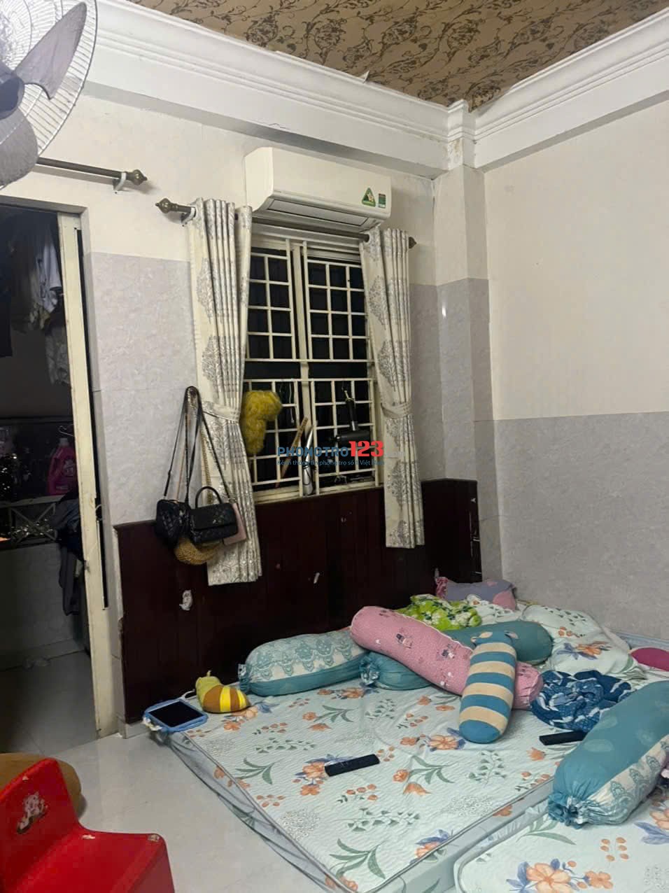 Chung cư 590 CMT8, Quận 3: 80m2, 2p ngủ, NTCB, 9 triệu