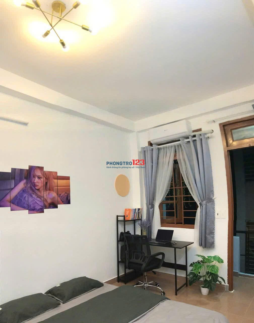 Chung cư 590 CMT8, Quận 3: 80m2, 2p ngủ, NTCB, 9 triệu