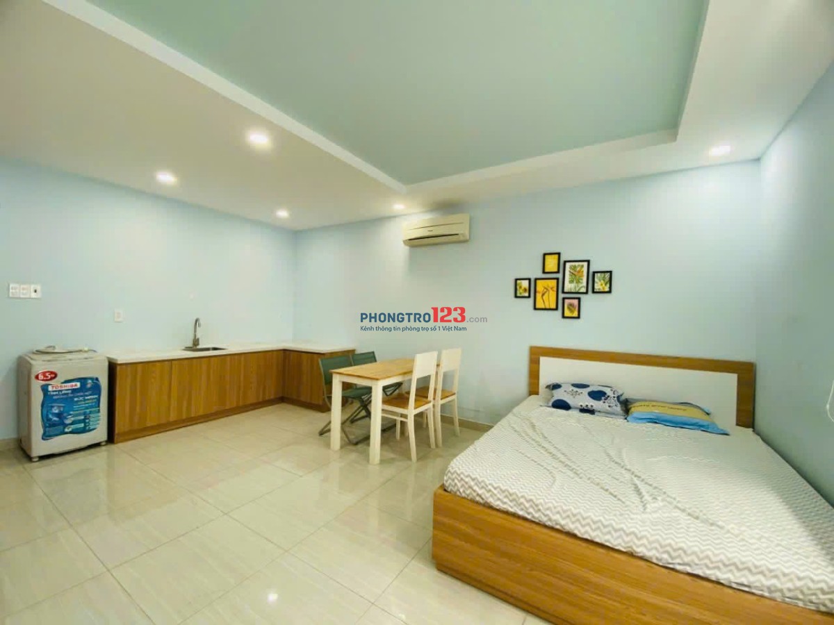 Căn Hộ 1PN Tân Định ban công máy giặt riêng Thang máy Tự Do ko chung chủ