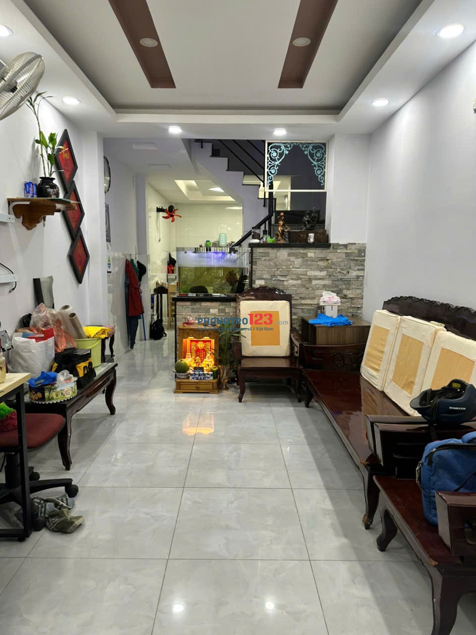 Cho thuê mặt bằng, văn phòng, nhà ở khu trung tâm HCQG