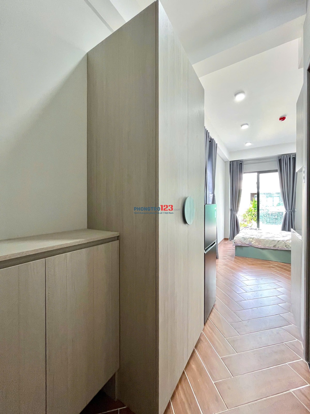 PHÒNG TRỌ BÌNH THẠNH GẦN CHỢ BÀ CHIỂU STUDIO 34m2 MÁY GIẶT RIÊNG BAN CÔNG LỚN BÙI ĐÌNH TÚY