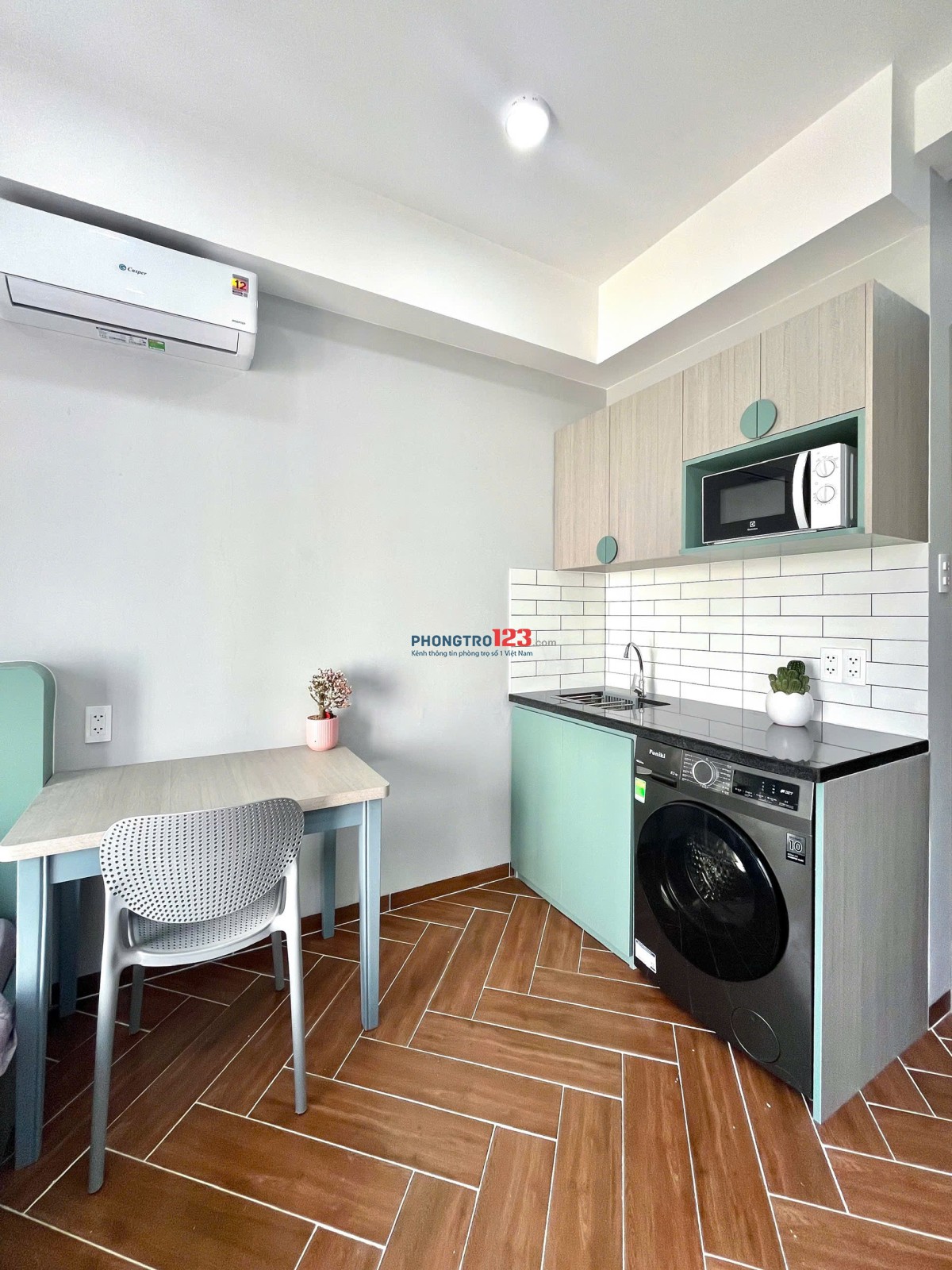 PHÒNG TRỌ BÌNH THẠNH GẦN CHỢ BÀ CHIỂU STUDIO 34m2 MÁY GIẶT RIÊNG BAN CÔNG LỚN BÙI ĐÌNH TÚY