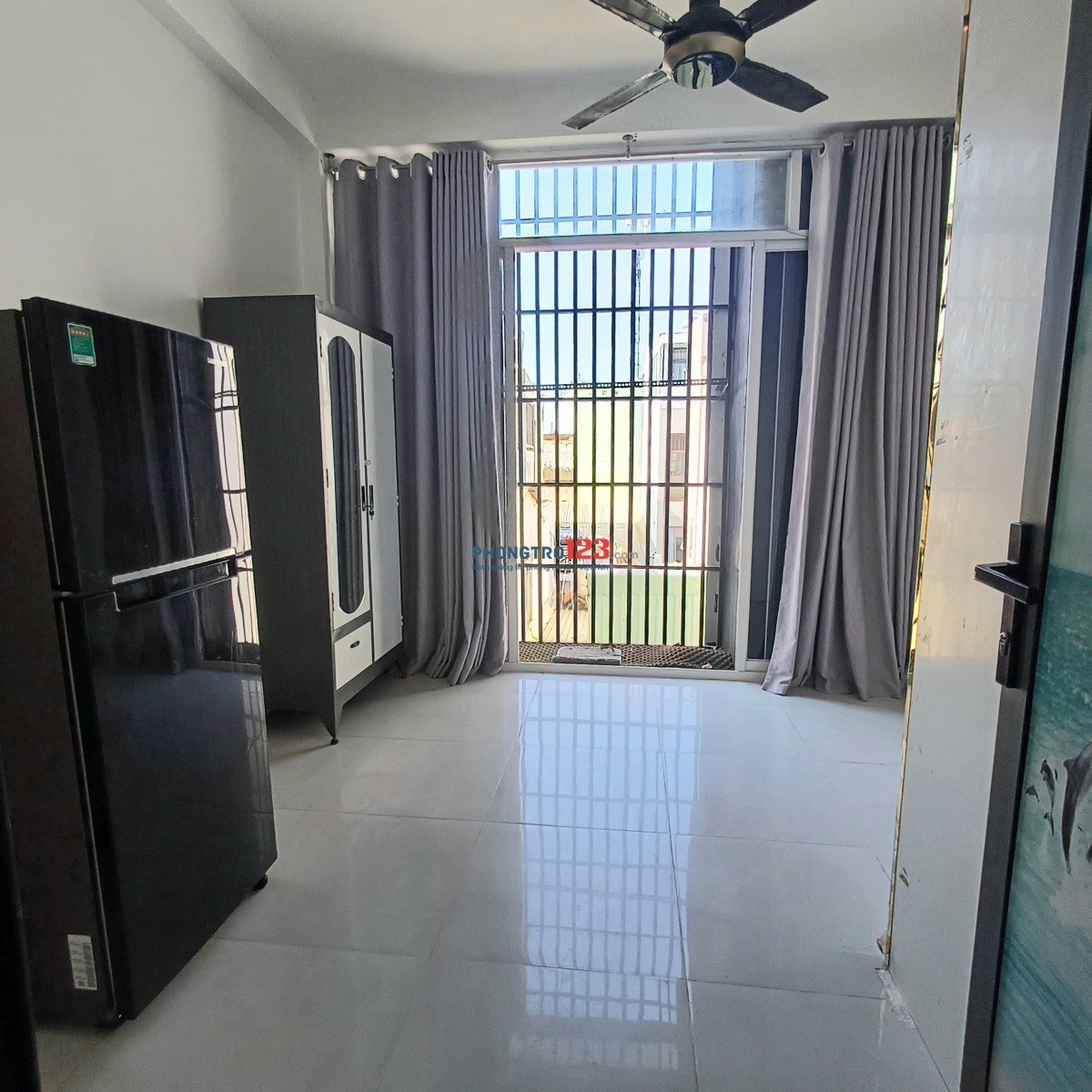 Studio Ban Công Full Nội Thất - Thang Máy, Hầm Xe - Hoàng Hoa Thám - Chỉ tính ️ và nước