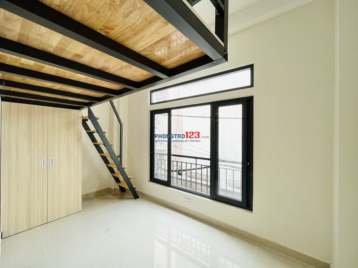 PHÒNG CÓ GÁC SẠCH SẼ GẦN CÔNG VIÊN GIA ĐỊNH - SÂN BAY