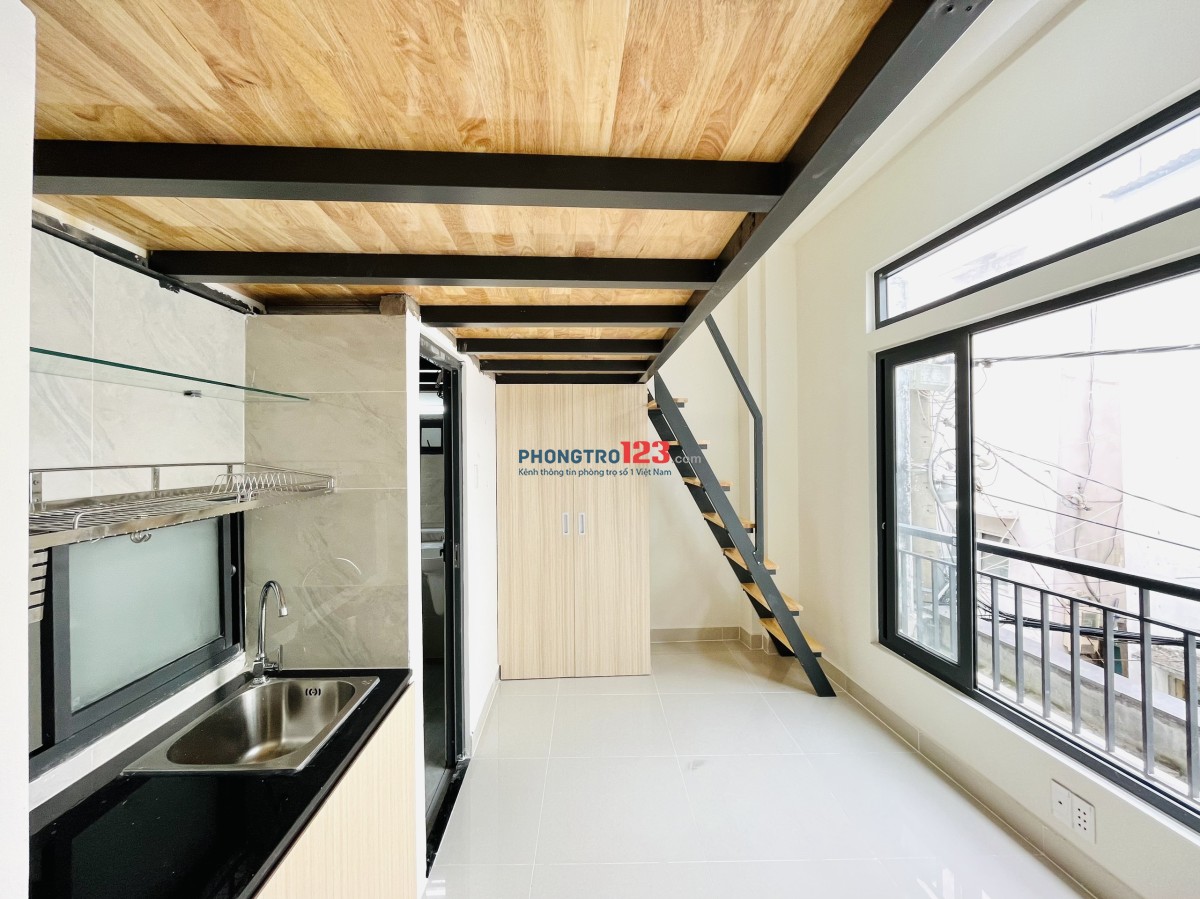 PHÒNG CÓ GÁC SẠCH SẼ GẦN CÔNG VIÊN GIA ĐỊNH - SÂN BAY