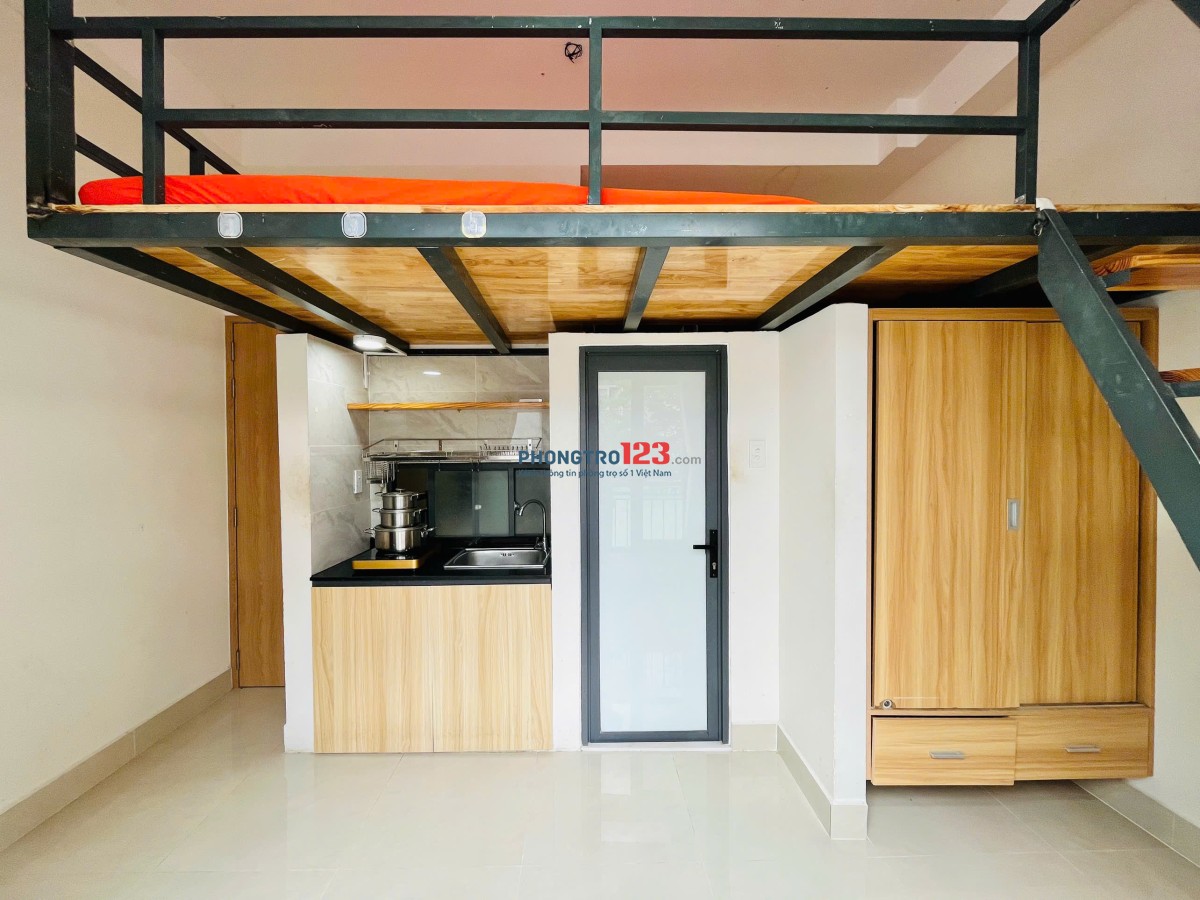 PHÒNG CÓ GÁC SẠCH SẼ GẦN CÔNG VIÊN GIA ĐỊNH - SÂN BAY