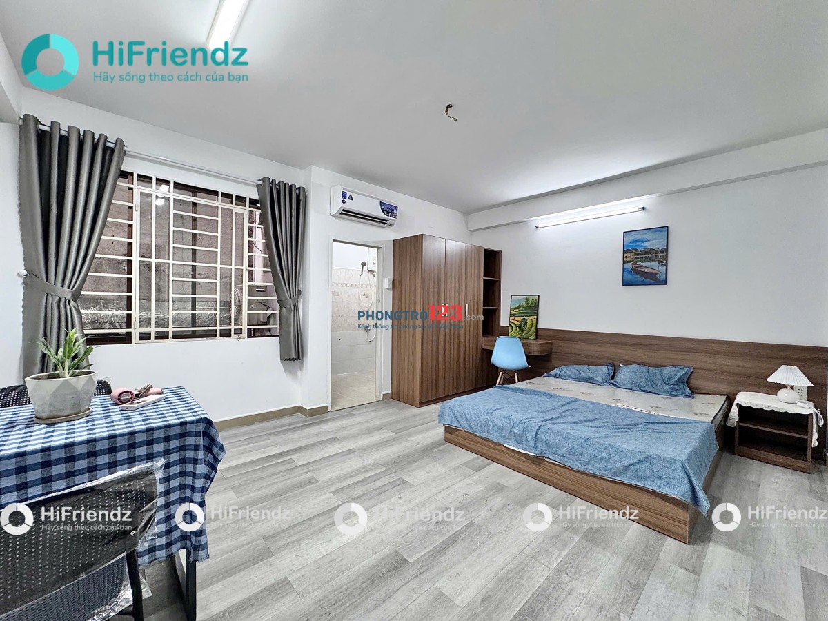 Cho thuê căn hộ 1PN giá rẽ new 100% - chợ Bà Chiểu - ĐH Văn Lang - học viện Cán Bộ