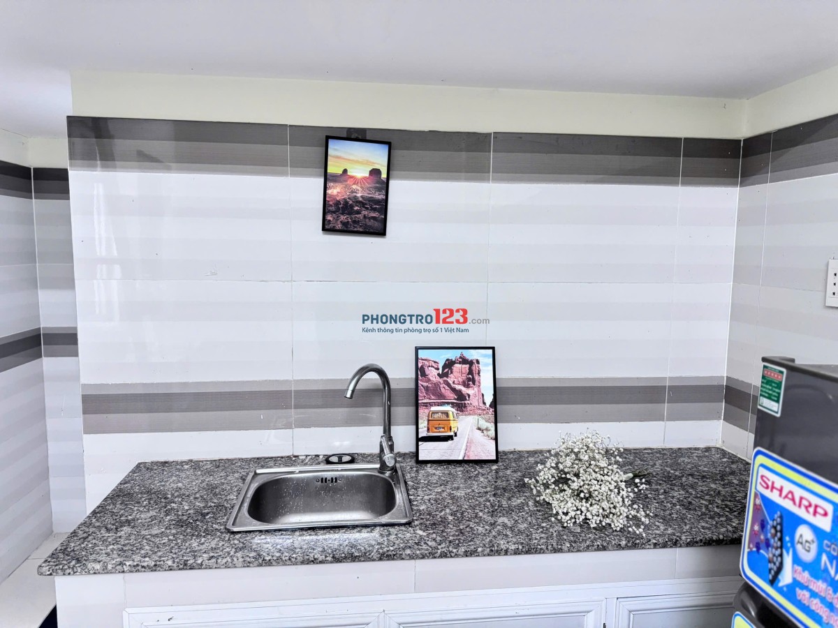 Phòng trọ, căn hộ full nội thất ở lê văn thọ chỉ từ 3trx