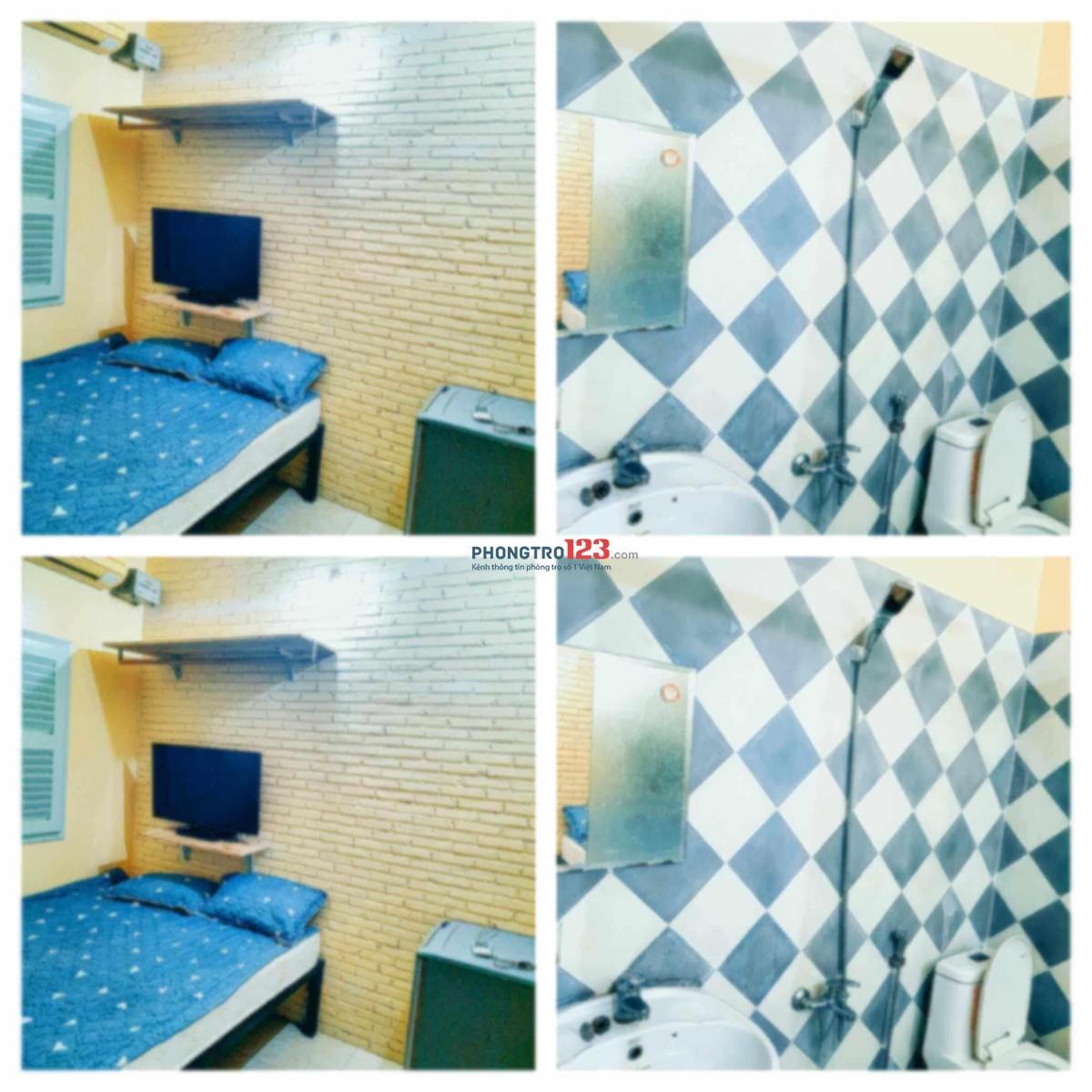 Cho Thuê Phòng Q1, full nội thất. tolet riêng,2tr800