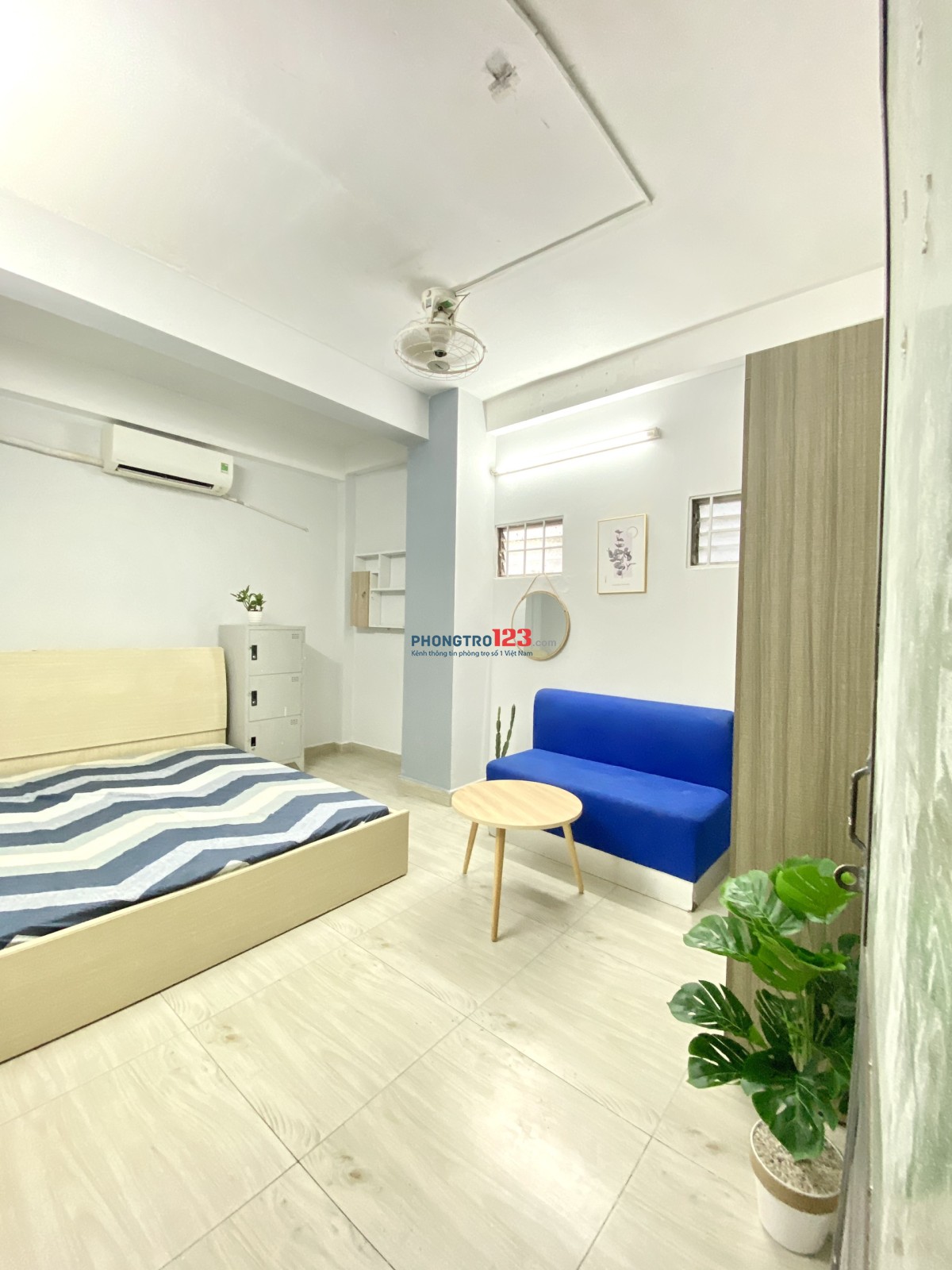 Cho thuê phòng trọ 25m2 đầy đủ tiện nghi đường Nơ Trang Long quận Bình Thạnh