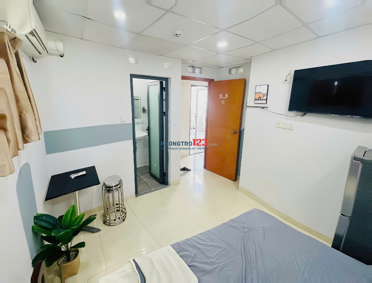 Cho thuê phòng trọ quận Tân Bình, cao cấp, full nội thất, đầy đủ tiện nghi đường Ấp Bắc