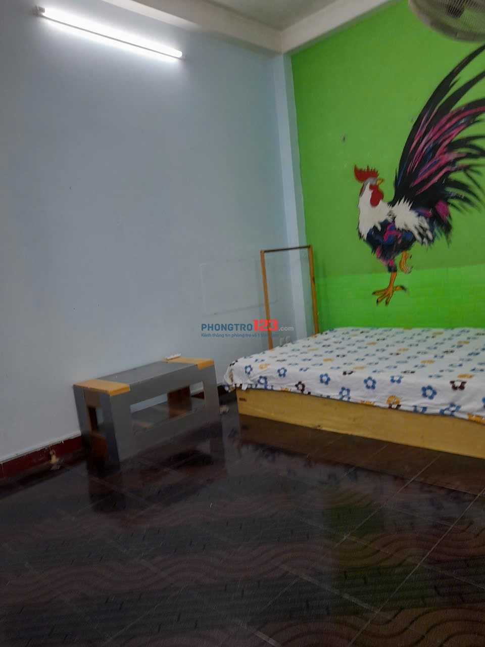 Phòng quận 10 diện tích 24 m2. giờ TD,thoáng mát, đủ đồ đạc,