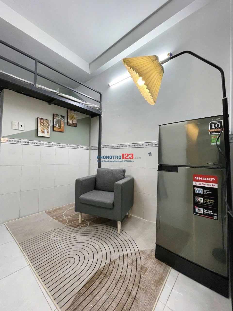 Cho thuê phòng trọ 30m2 có gác giá rẻ đường Lê Đức Thọ quận Gò Vấp kế bên Emart Gò Vấp