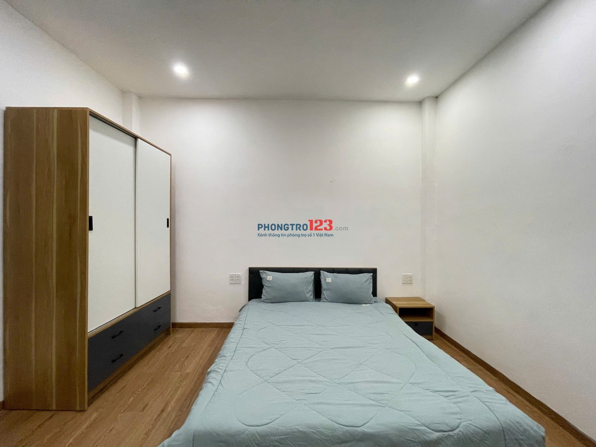 Cho thuê phòng full nội thất, cửa sổ lớn - gần Phan Xích Long, chợ Bà Chiễu giáp Q1 Q3