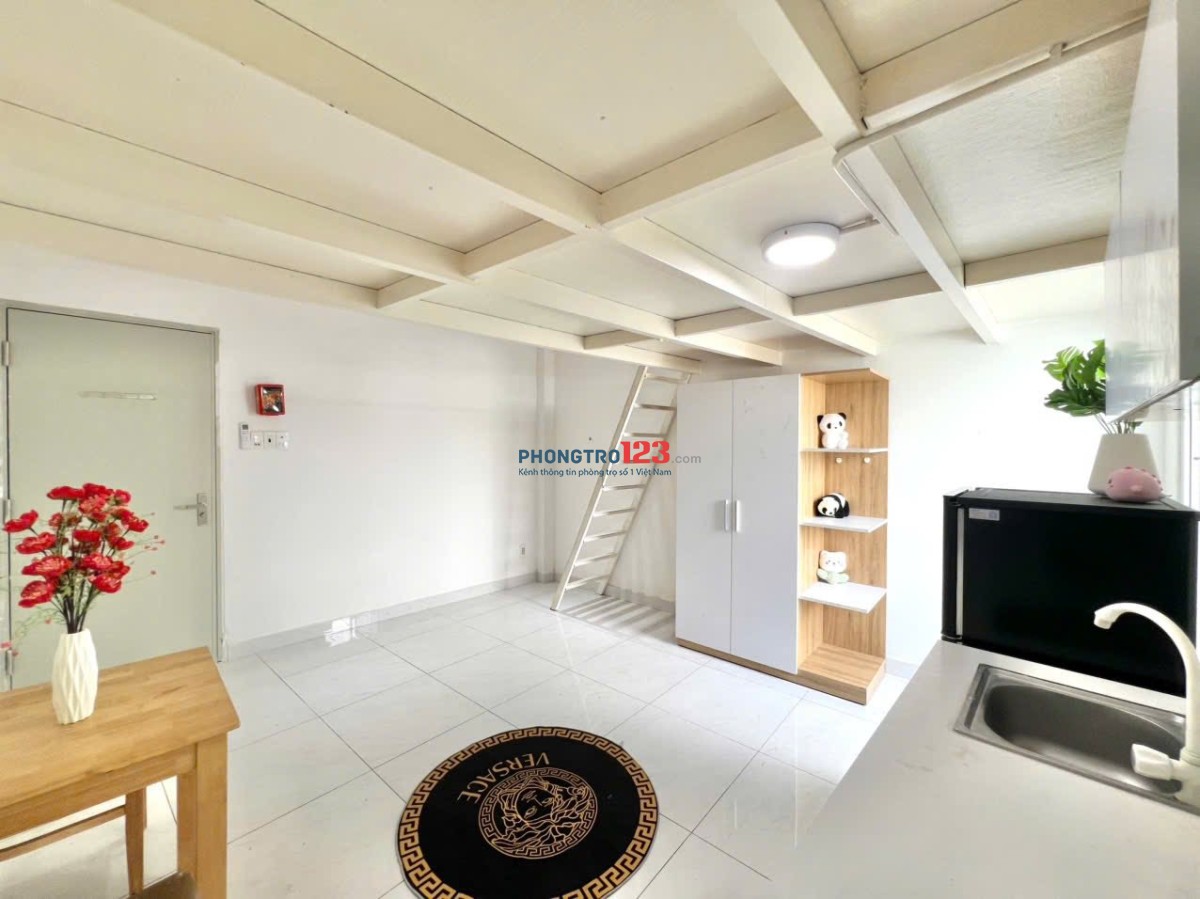 PHÒNG CÓ GÁC CỬA SỔ FULL TIỆN NGHI GẦN AEON TÂN PHÚ