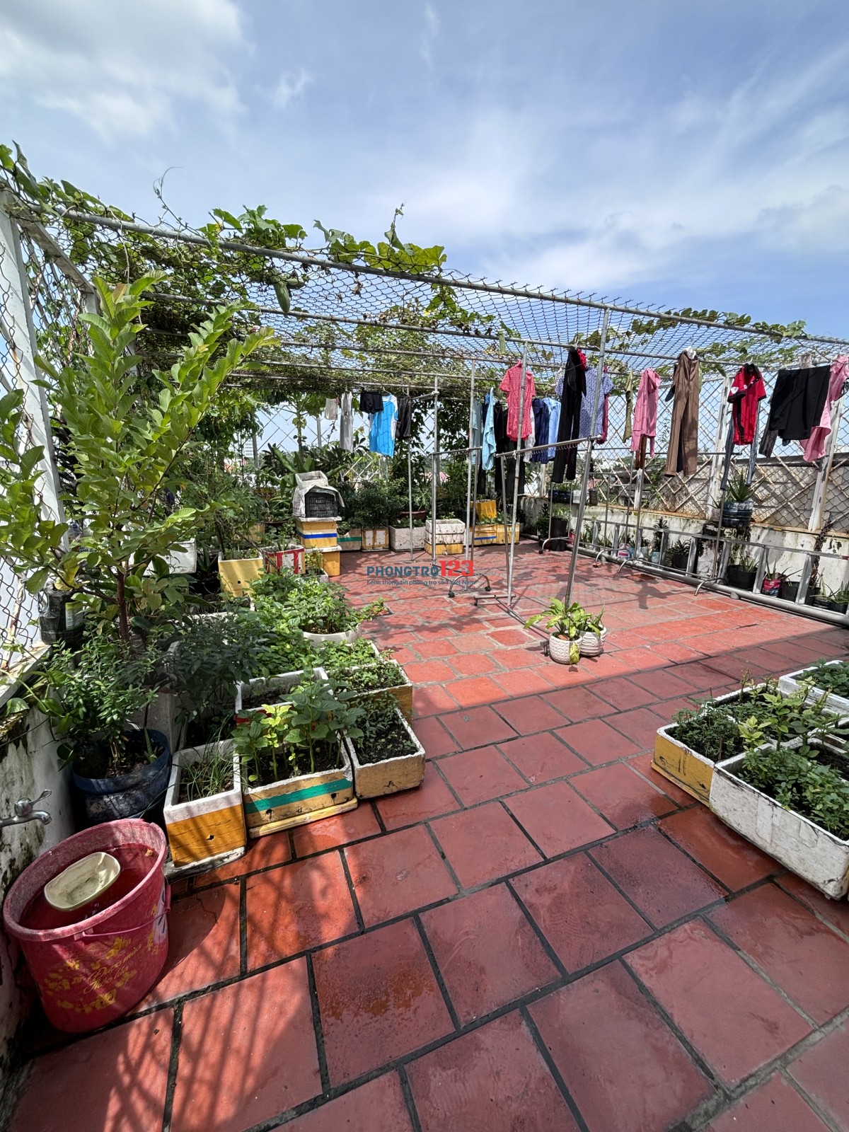 Phòng trọ có gác máy lạnh, An Phú Đông giáp Gò Vấp, ngay cầu An Lộc