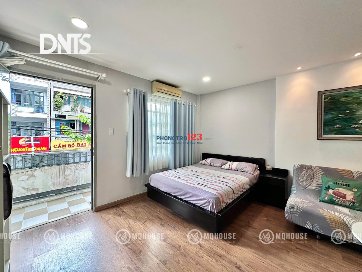 Cho thuê căn hộ balcony rộng 50m2 ngay Chung chư Horizon - chợ Tân Định - Vòng xoay Điện Biên Phủ