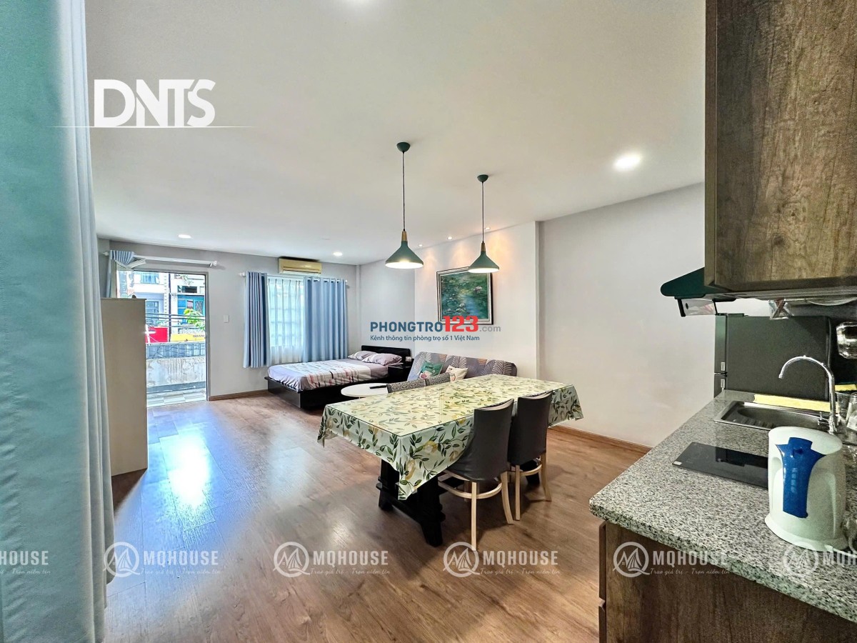 Cho thuê căn hộ balcony rộng 50m2 ngay Chung chư Horizon - chợ Tân Định - Vòng xoay Điện Biên Phủ