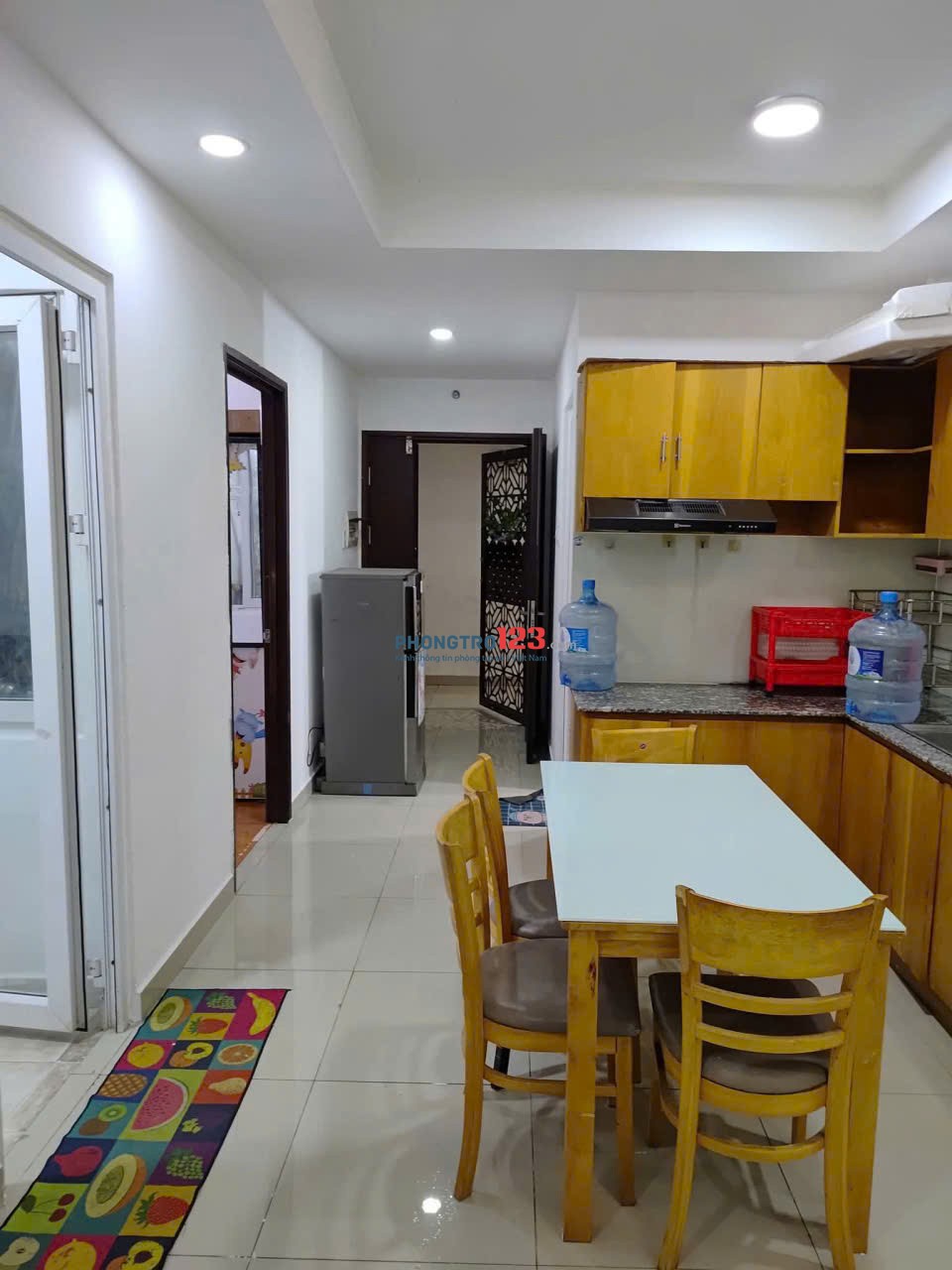 Căn 2p ngủ C/c 10A Trần Nhật Duật rộng 68m2, NTCB, giá 11,5tr/th