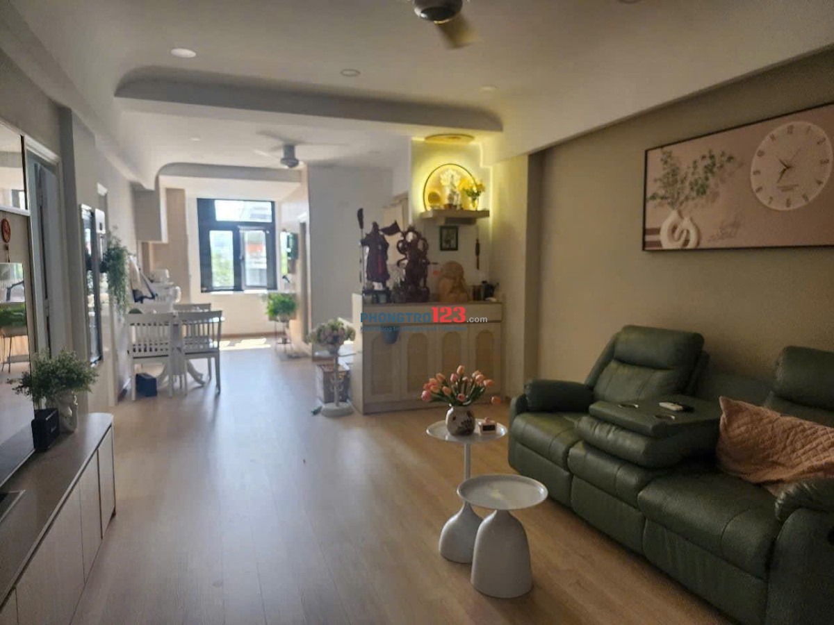 Chung cư Mỹ Phước, Bùi Hữu Nghĩa, BT: 60m2, 1p ngủ, 1wc, 8tr5/tháng