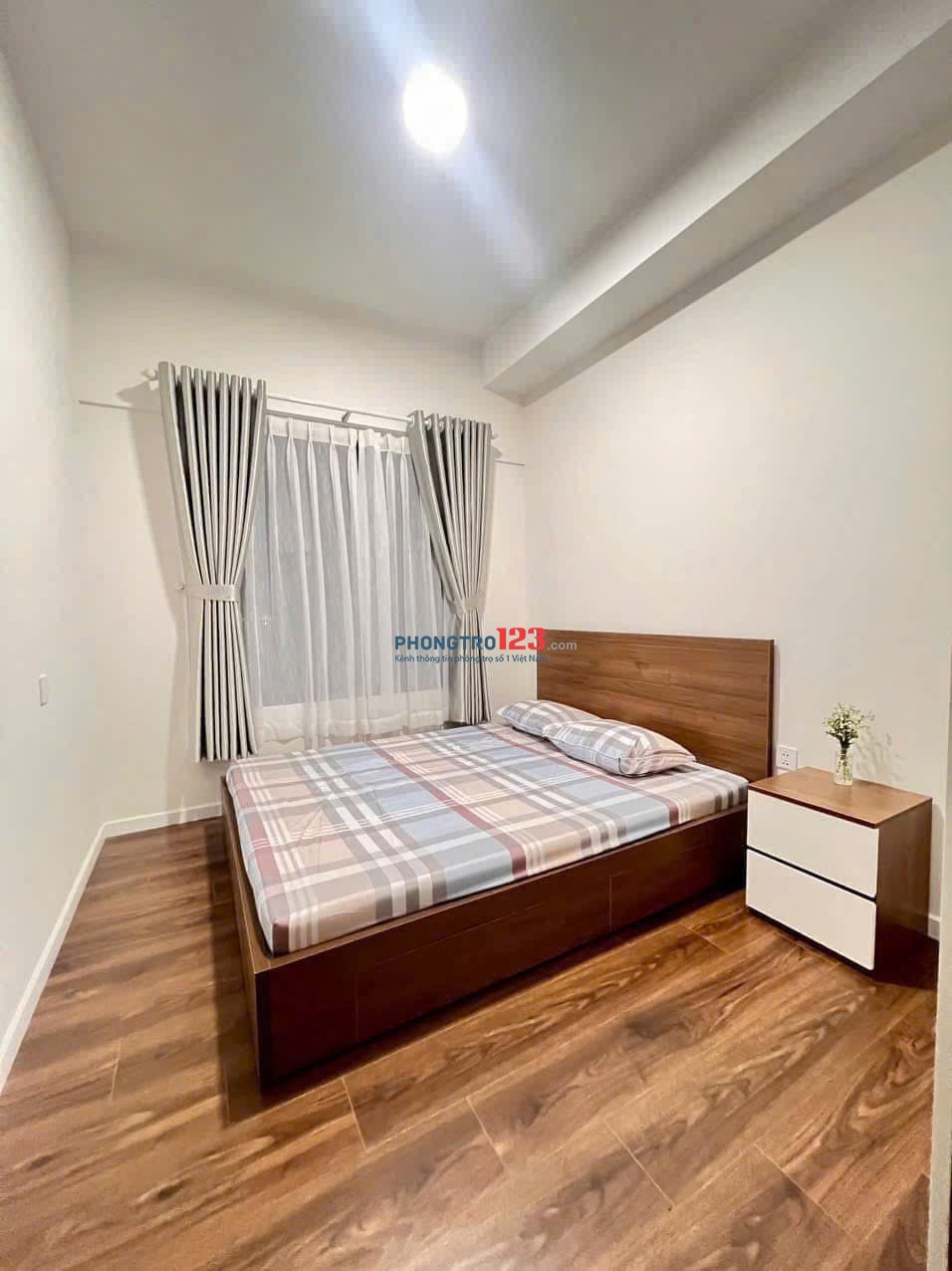 Chung cư Mỹ Phước, Bùi Hữu Nghĩa, BT: 60m2, 1p ngủ, 1wc, 8tr5/tháng