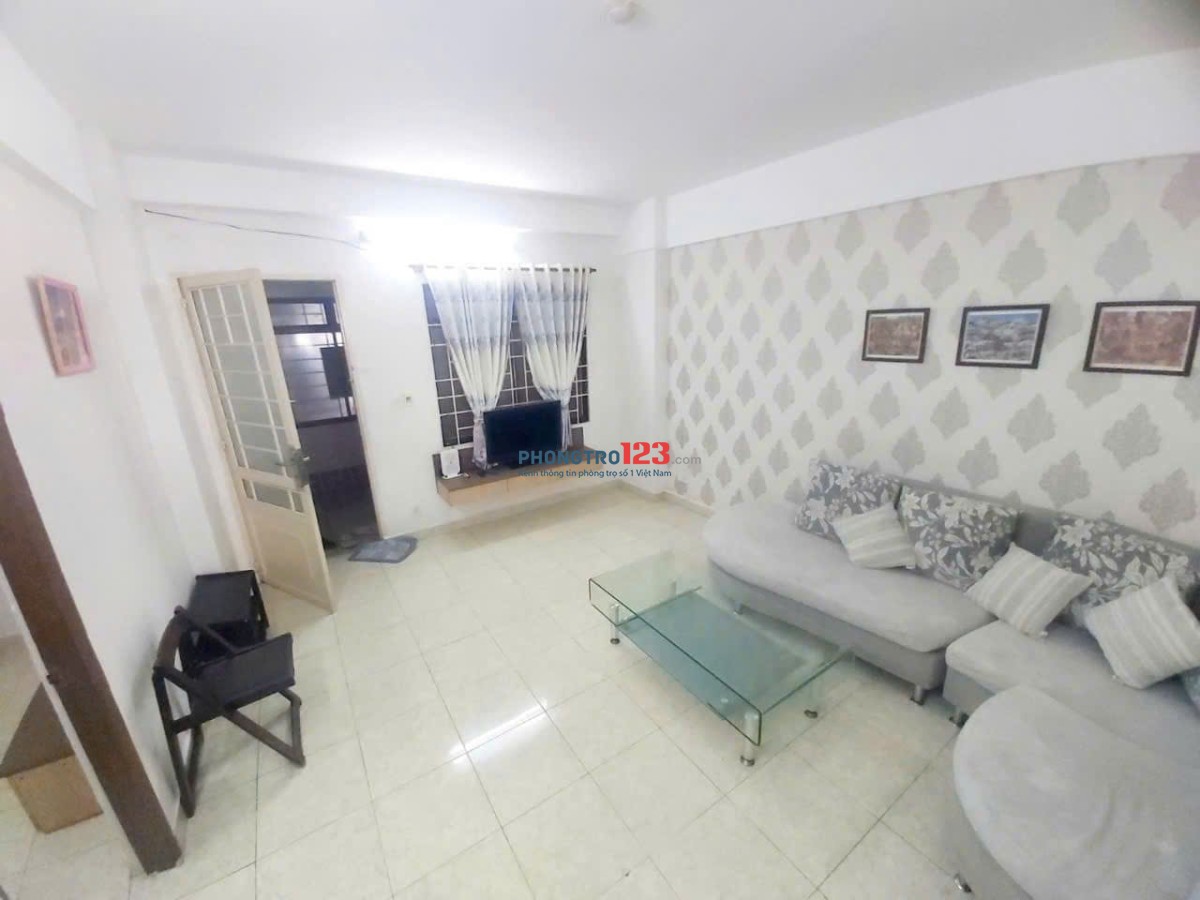 Chung cư An Dương Vương thang bộ), P8, Q5: 76m2, 2p ngủ, nT giá 9tr/