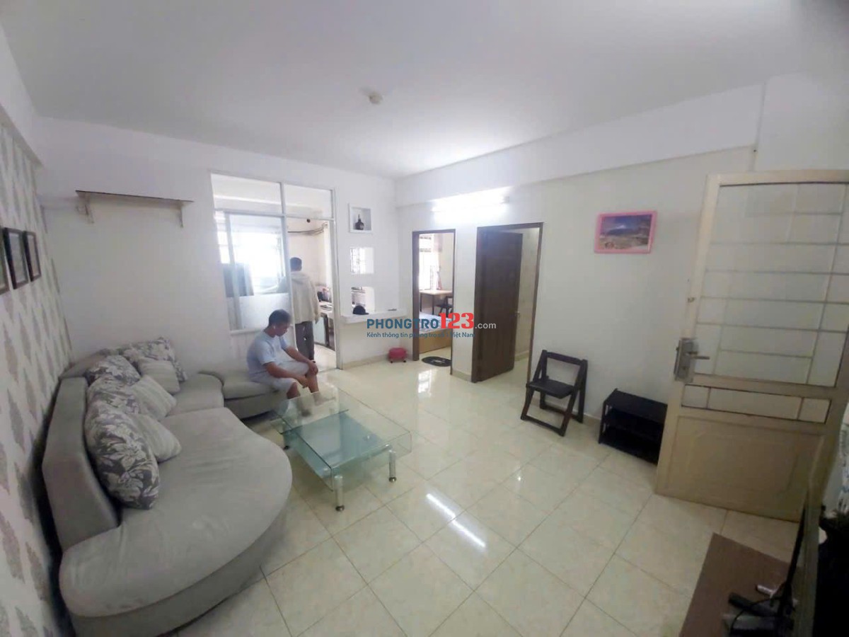 Chung cư An Dương Vương thang bộ), P8, Q5: 76m2, 2p ngủ, nT giá 9tr/