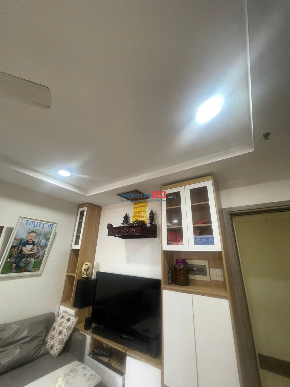 Chung cư Phú Thạnh, Nguyễn Sơn, TP: 90m2, 2p ngủ, full NT, 9tr/tháng