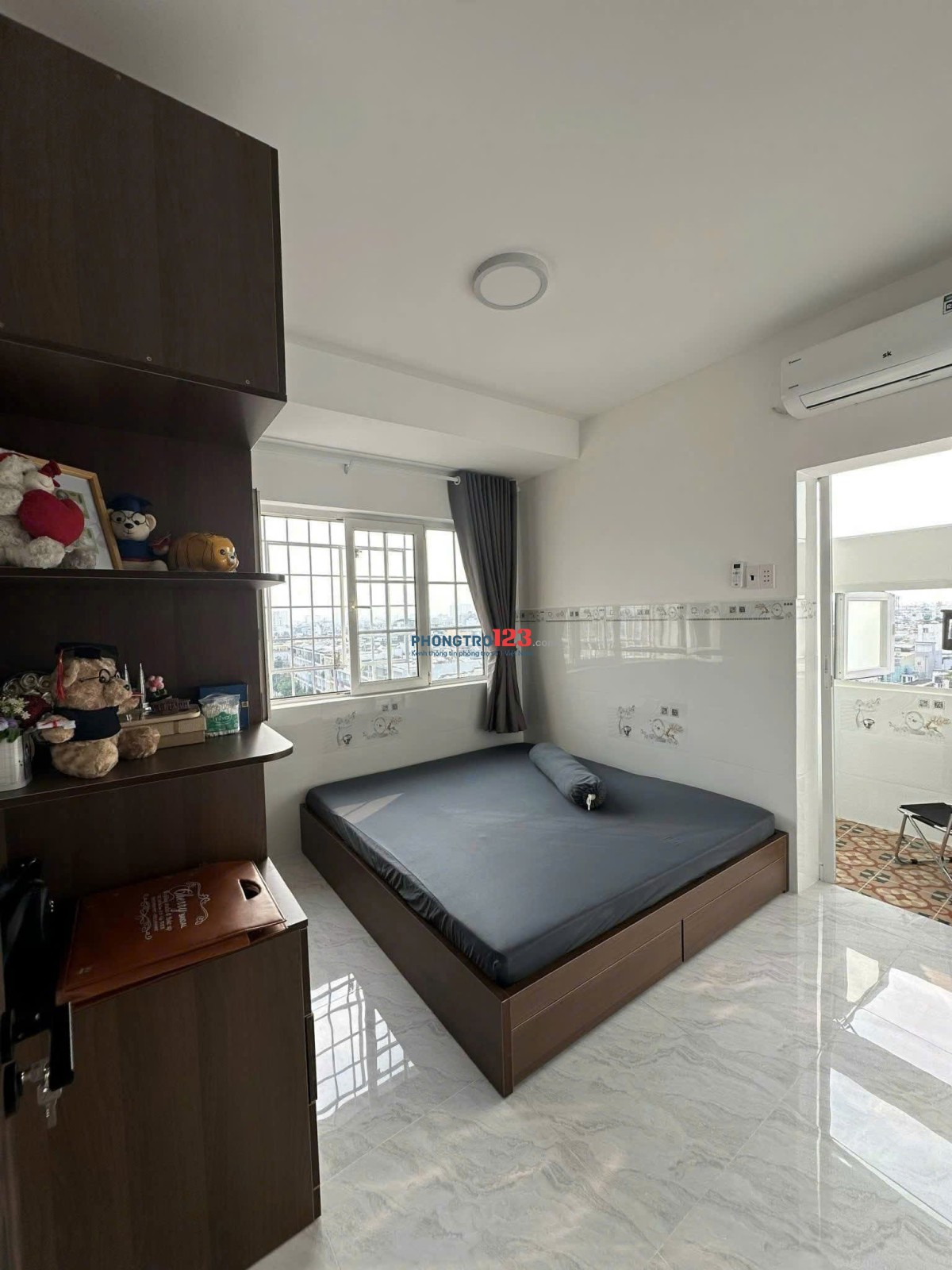 Chung cư Trần Nhật Duật, p3, BT, 70m2, 2PN, 1WC, NTCB, giá 11tr/th.