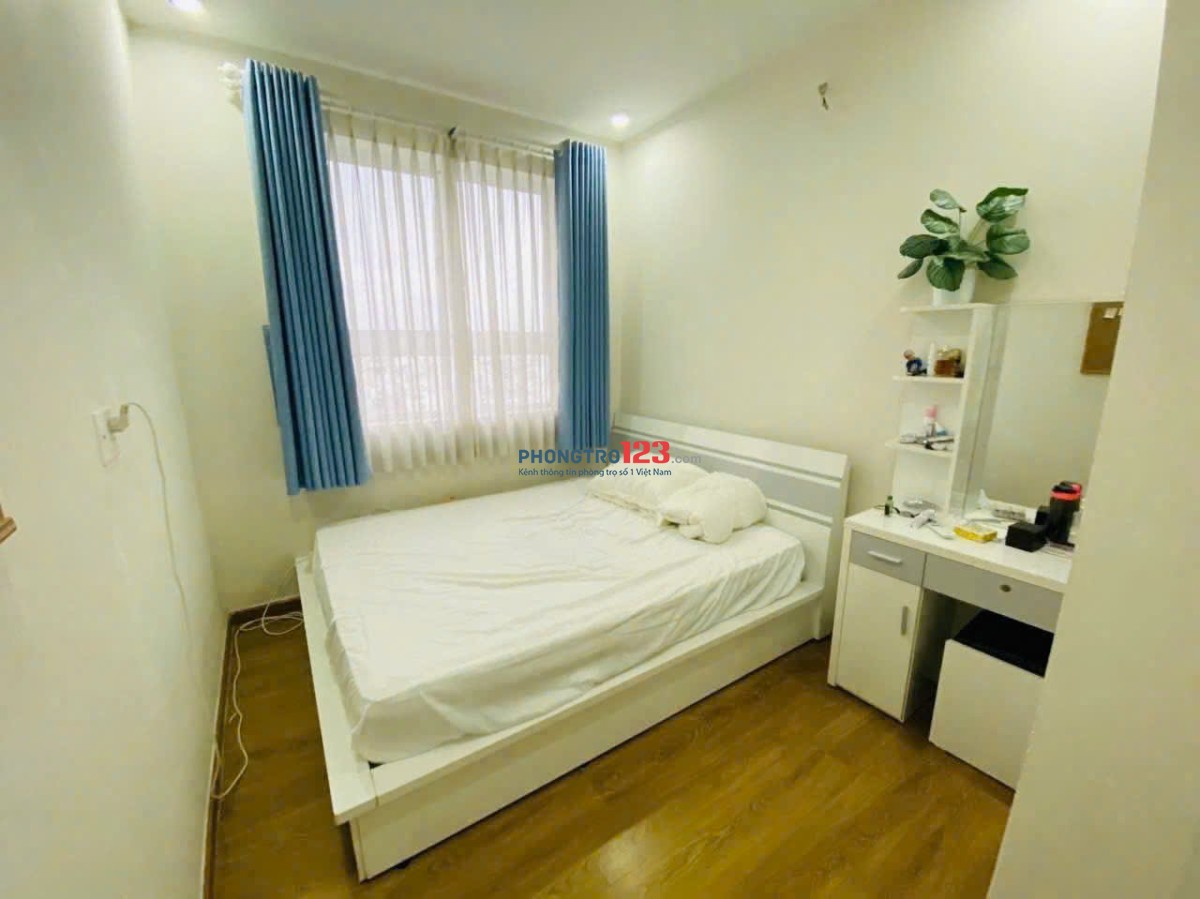 Chung cư Carillon 2, 2PN, 2WC, 70m2, 2PN, Căn góc, Nội thất, 11tr/th.