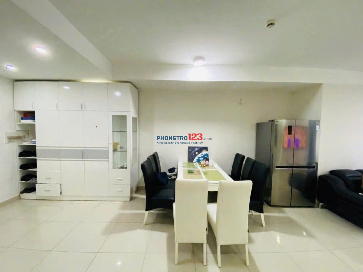 Chung cư Carillon 2, 2PN, 2WC, 70m2, 2PN, Căn góc, Nội thất, 11tr/th.