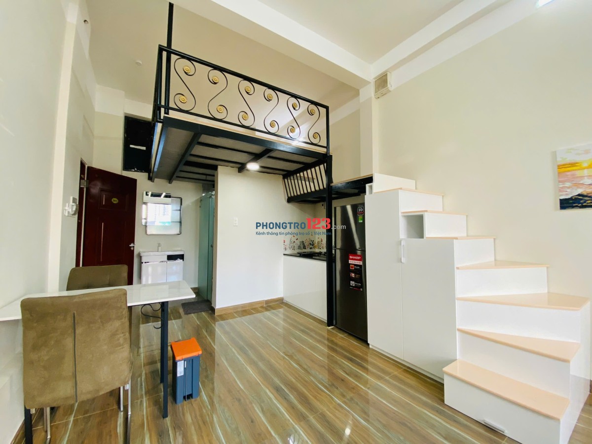 CHO THUÊ CĂN HỘ DUPLEX BAN CÔNG SANG XỊN MỊN NGAY TRUNG TÂM