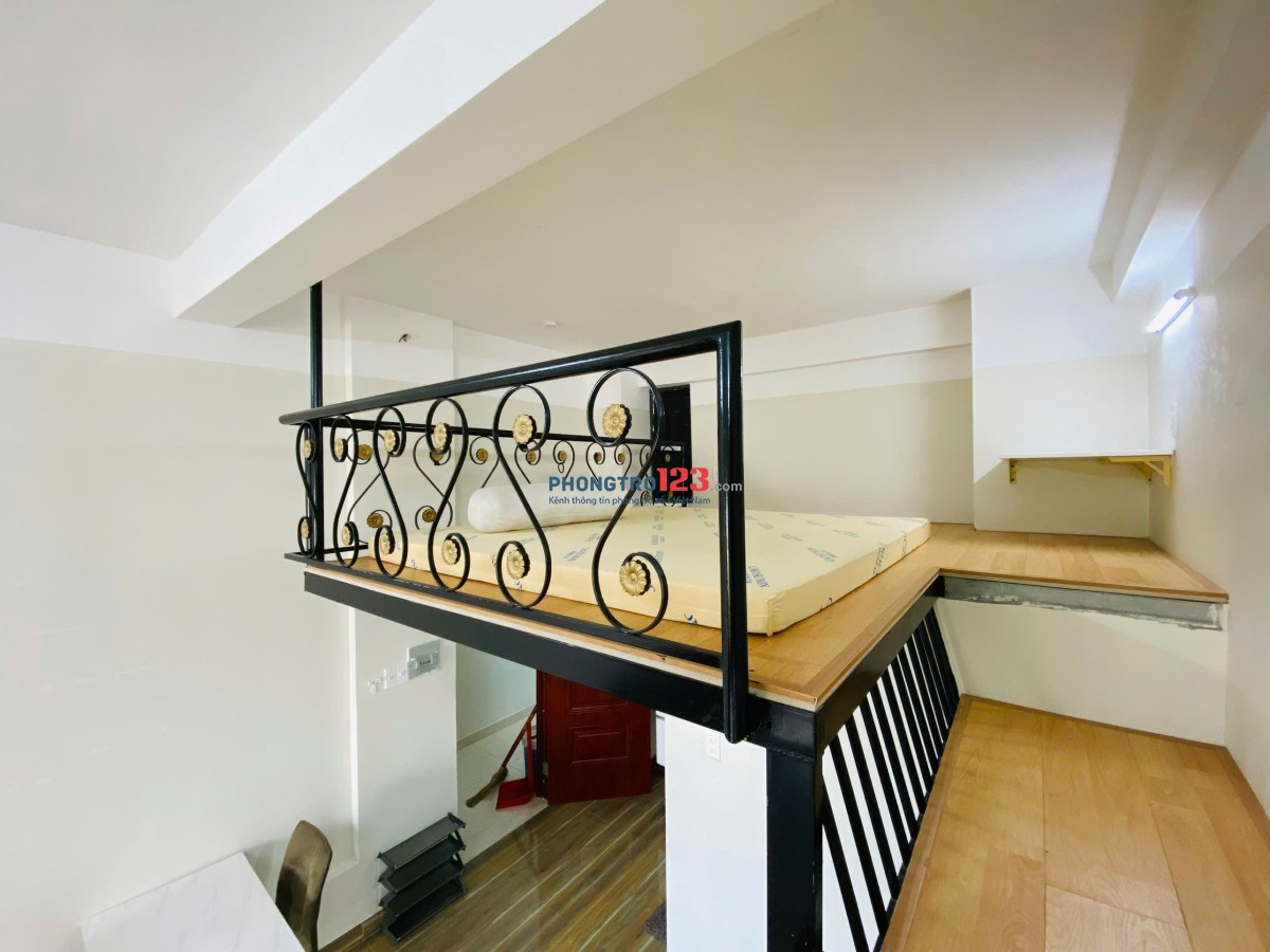 CHO THUÊ CĂN HỘ DUPLEX BAN CÔNG SANG XỊN MỊN NGAY TRUNG TÂM