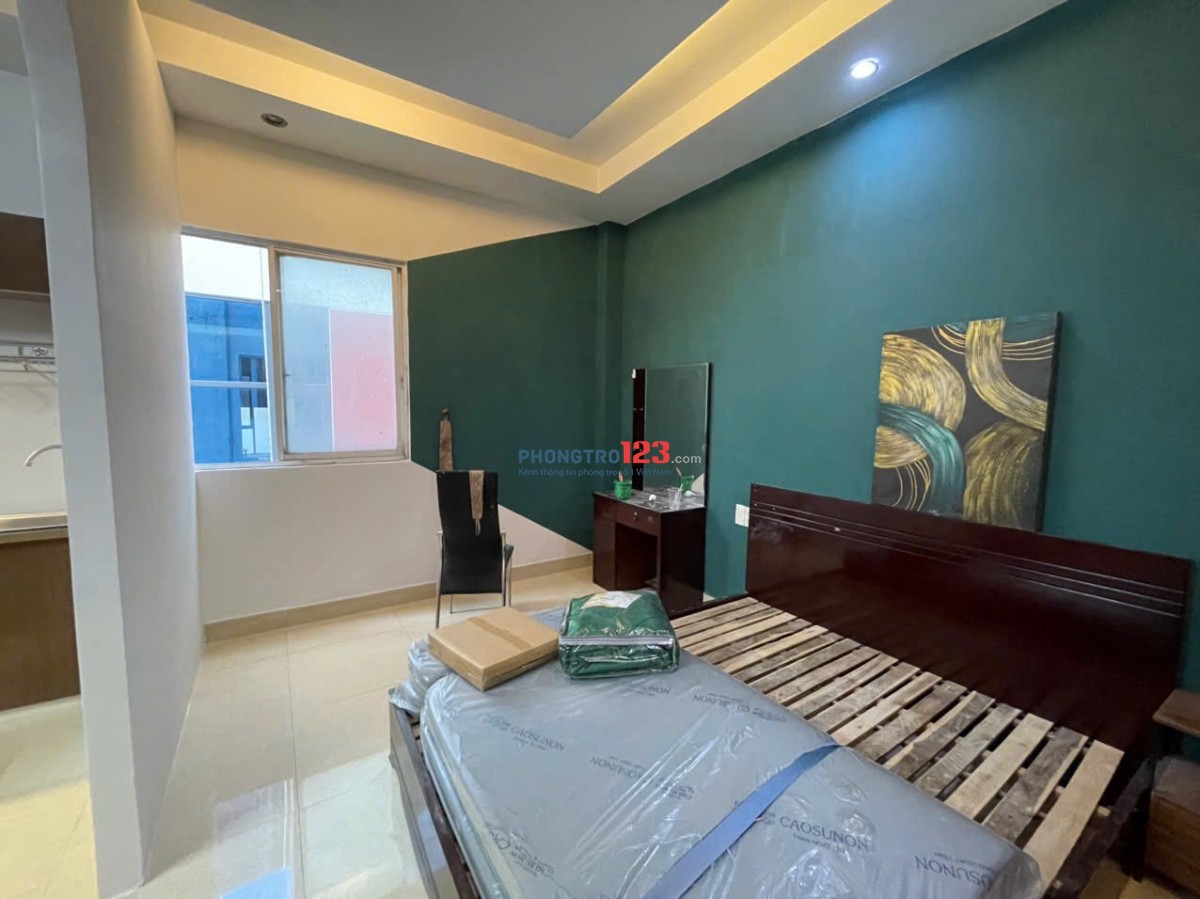 Khai Trương Căn 1 Phòng Ngủ riêng 40m2 Full Nội Thất - Cửa sổ - Lê Văn Sỹ Q3